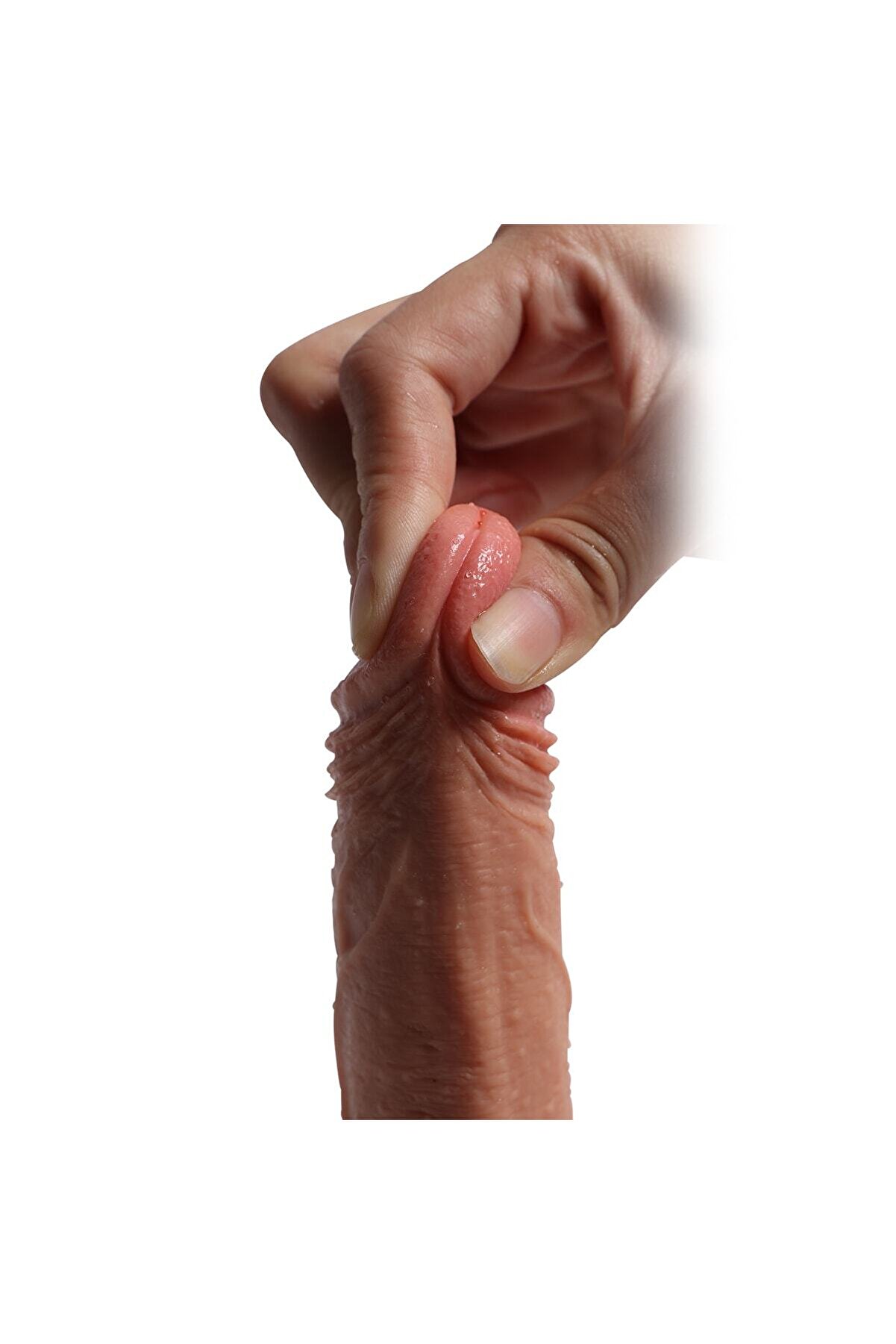 Meyrabest Crowley Dual Layer &Ccedil;i̇ft Katmanlı 18 Cm Reali̇sti̇k Peni̇s Di̇ldo