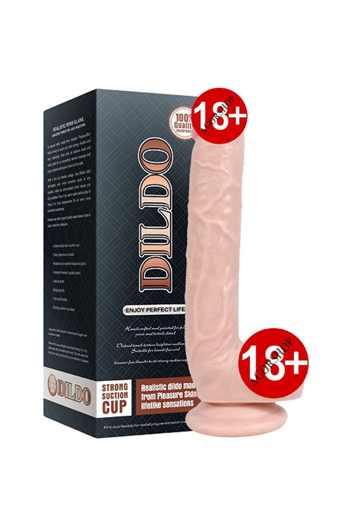 Meyrabest Agr Di̇ldo Seri̇es Opti̇mus 28 Cm Yumuşak Reali̇sti̇k Dokulu Peni̇s