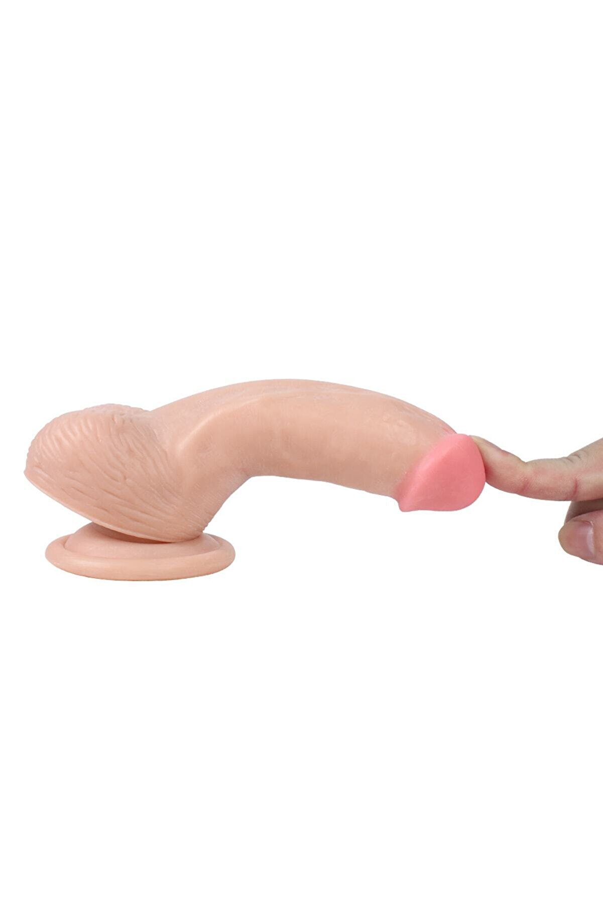 Meyrabest Ger&ccedil;ekci̇ Damarlı G&ouml;r&uuml;nt&uuml;s&uuml;ne Sahi̇p 16 Cm Anal Vaji̇nal Reali̇sti̇k Yapay Peni̇s