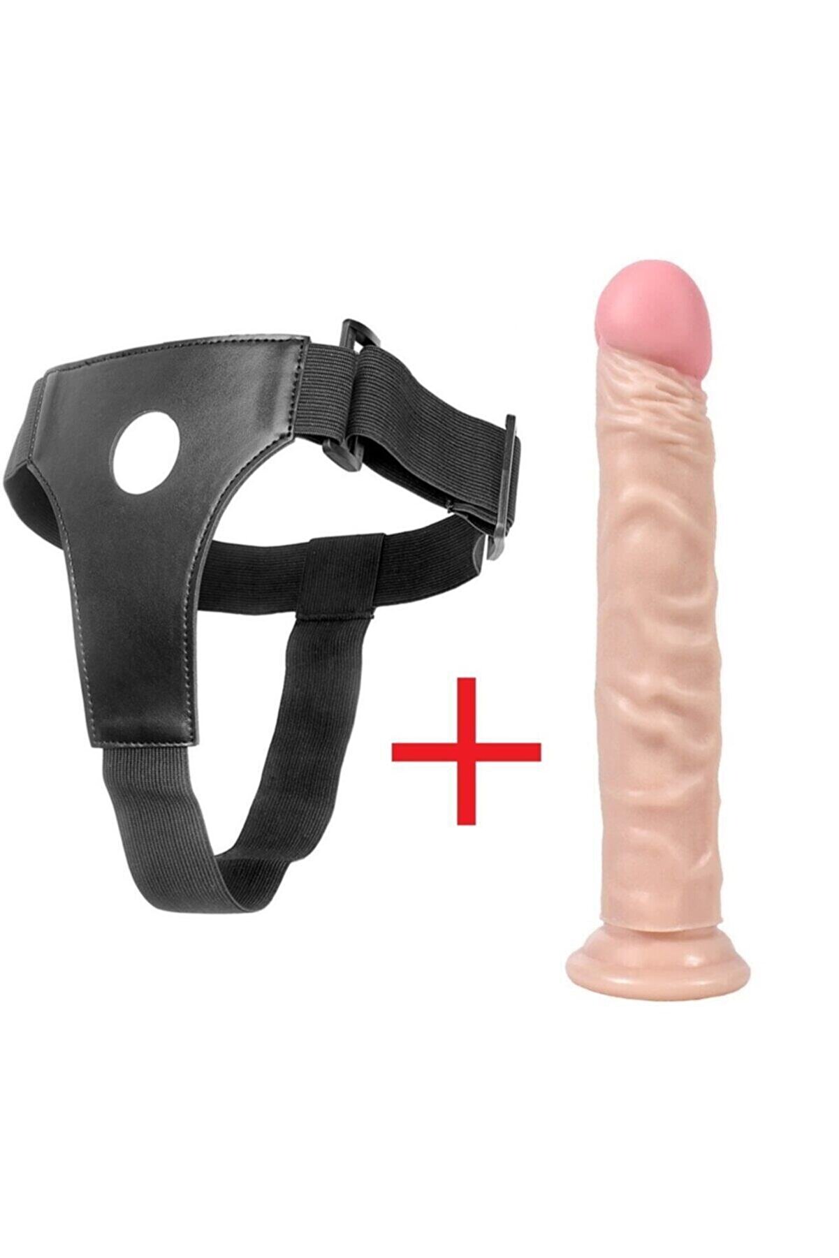 Meyrabest Spartacus Sexy 24 Cm Yumurtalıksız Reali̇sti̇k Belden Bağlamalı Kemerli̇ Peni̇s