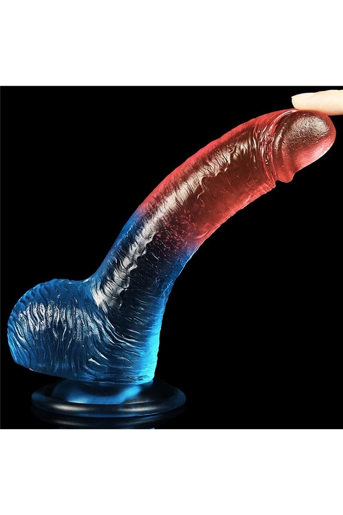 Meyrabest Esnek Ve B&uuml;k&uuml;lebi̇li̇r &Ccedil;i̇ft Renkli̇ Ger&ccedil;ek Ten Hi̇ssi̇ Sağlayan 19 Cm Jel Dokulu Belden Bağlamalı