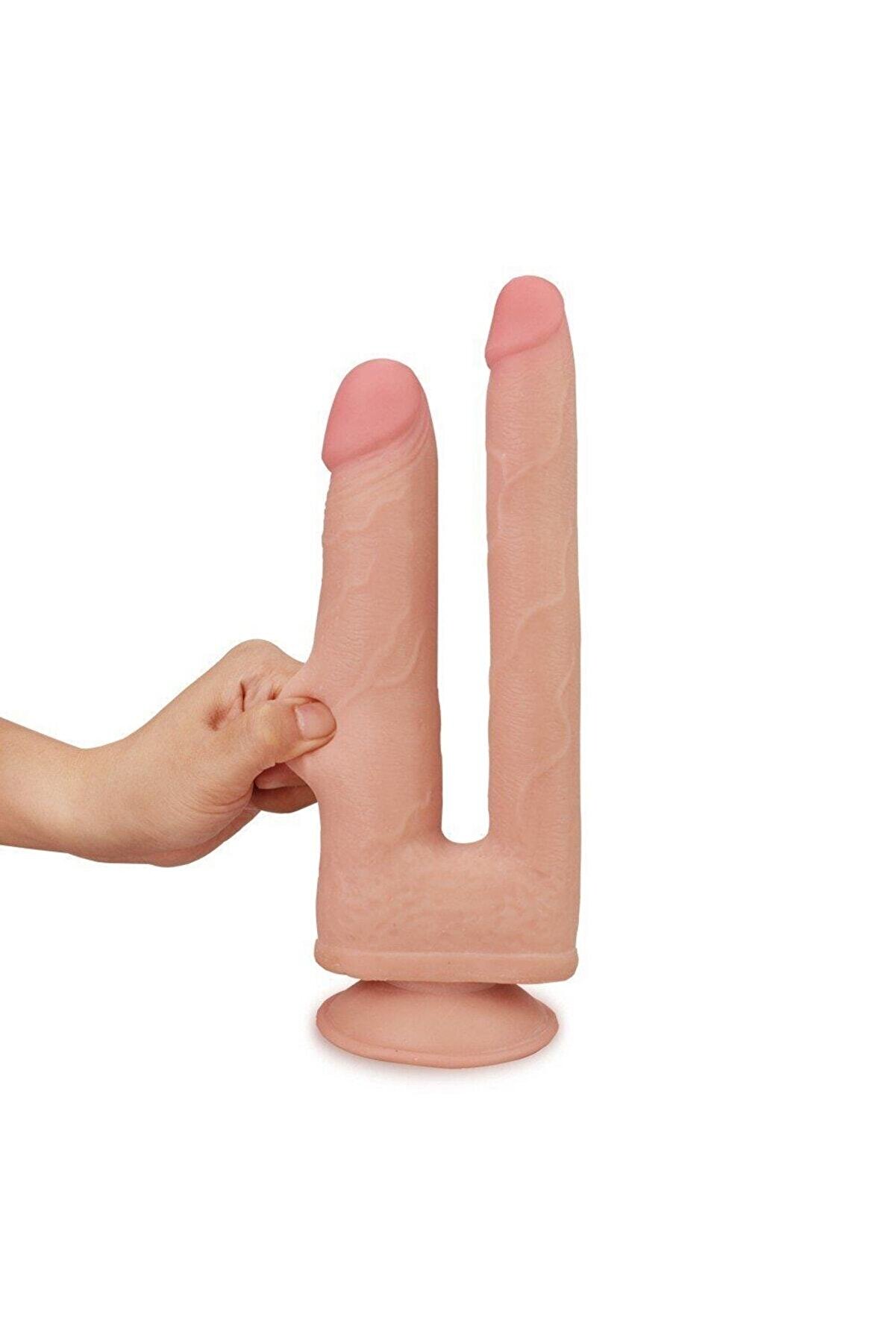 Meyrabest Lovetoy Sli̇di̇ng Ski̇n Hareketli̇ Deri̇ &Ouml;zelli̇kli̇ &Ccedil;i̇ft Taraflı Reali̇sti̇k Peni̇s