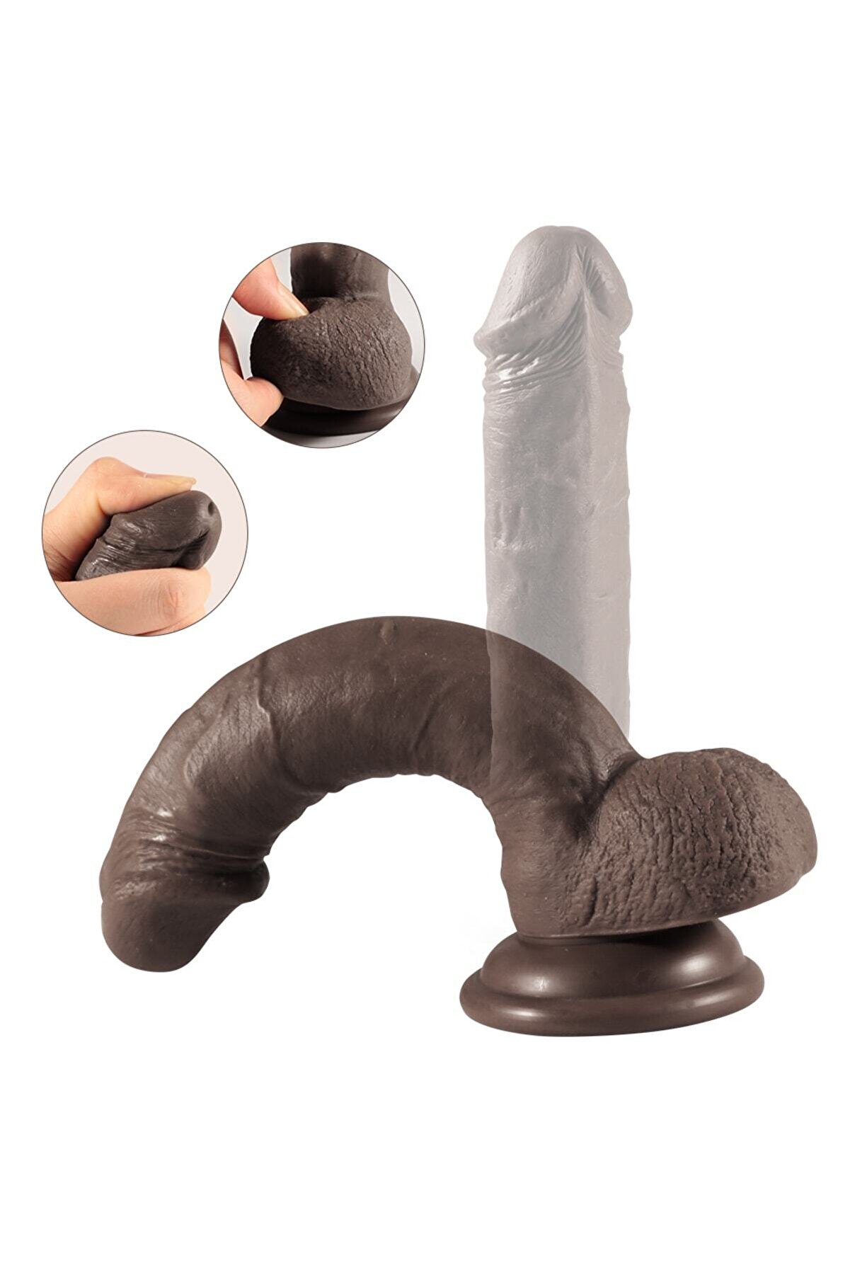 Meyrabest Addi̇son 17 Cm Ten Dokulu Melez Reali̇sti̇k Peni̇s