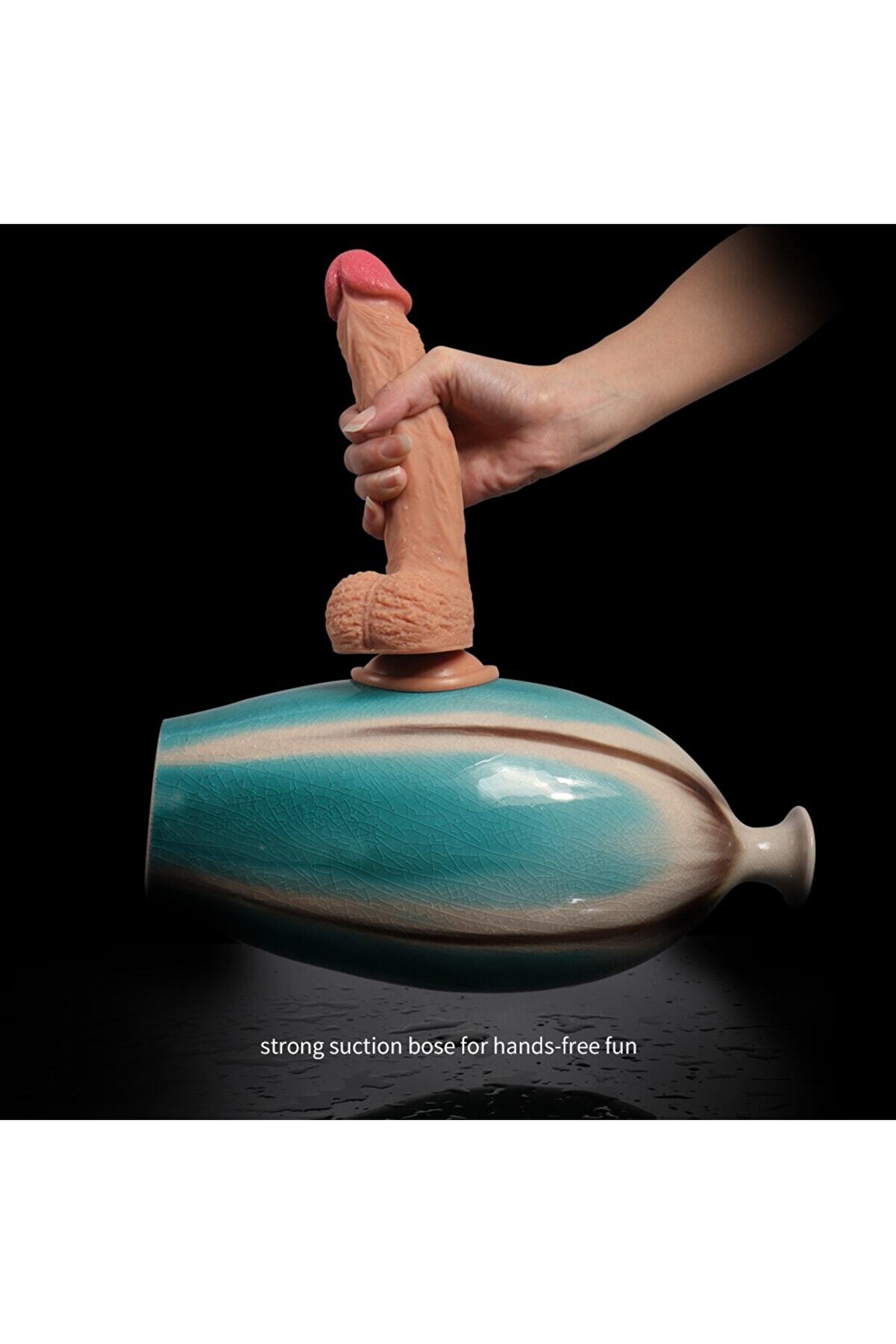 Meyrabest Dean Dual Layer &Ccedil;i̇ft Katmanlı 21 Cm Reali̇sti̇k Peni̇s Di̇ldo