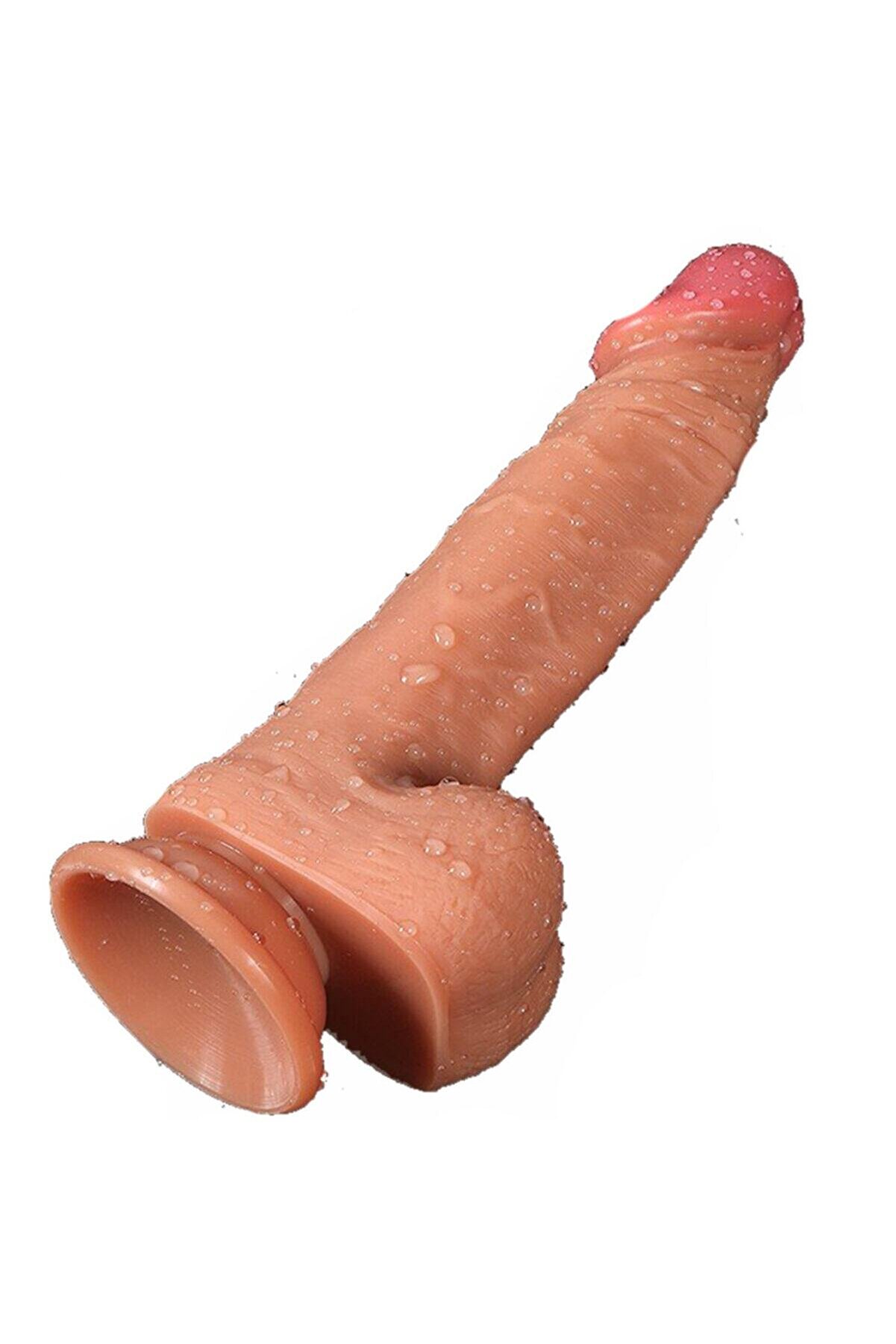 Meyrabest Di̇ldo Seri̇es Evan &Ccedil;i̇ft Katmanlı Ultra Yumuşak 19.5 Cm Reali̇sti̇k Peni̇s