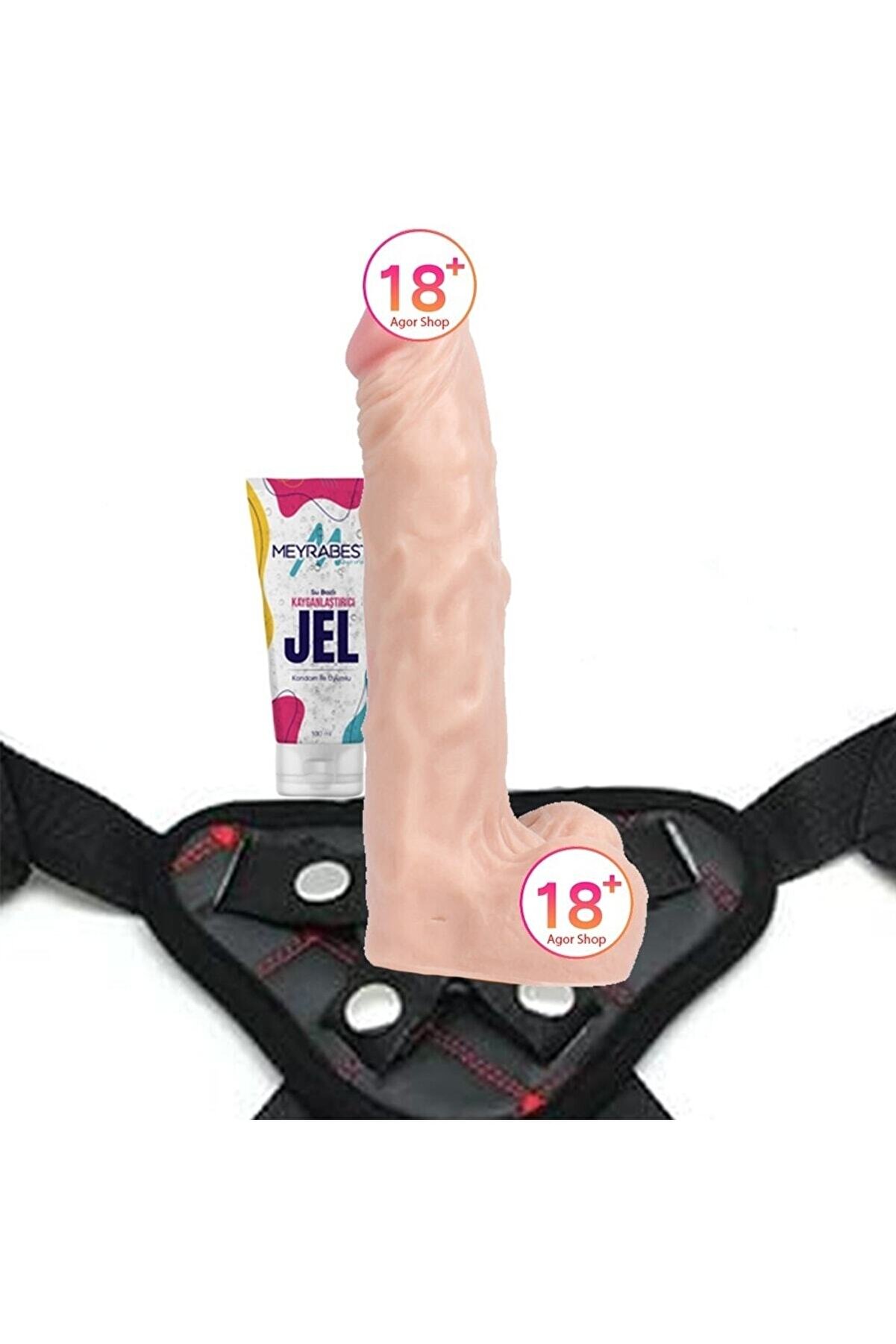 Meyrabest Xi̇ese Vi̇ctory Hero 24 Cm Vantuzlu Reali̇sti̇k Kemerli̇ Peni̇s