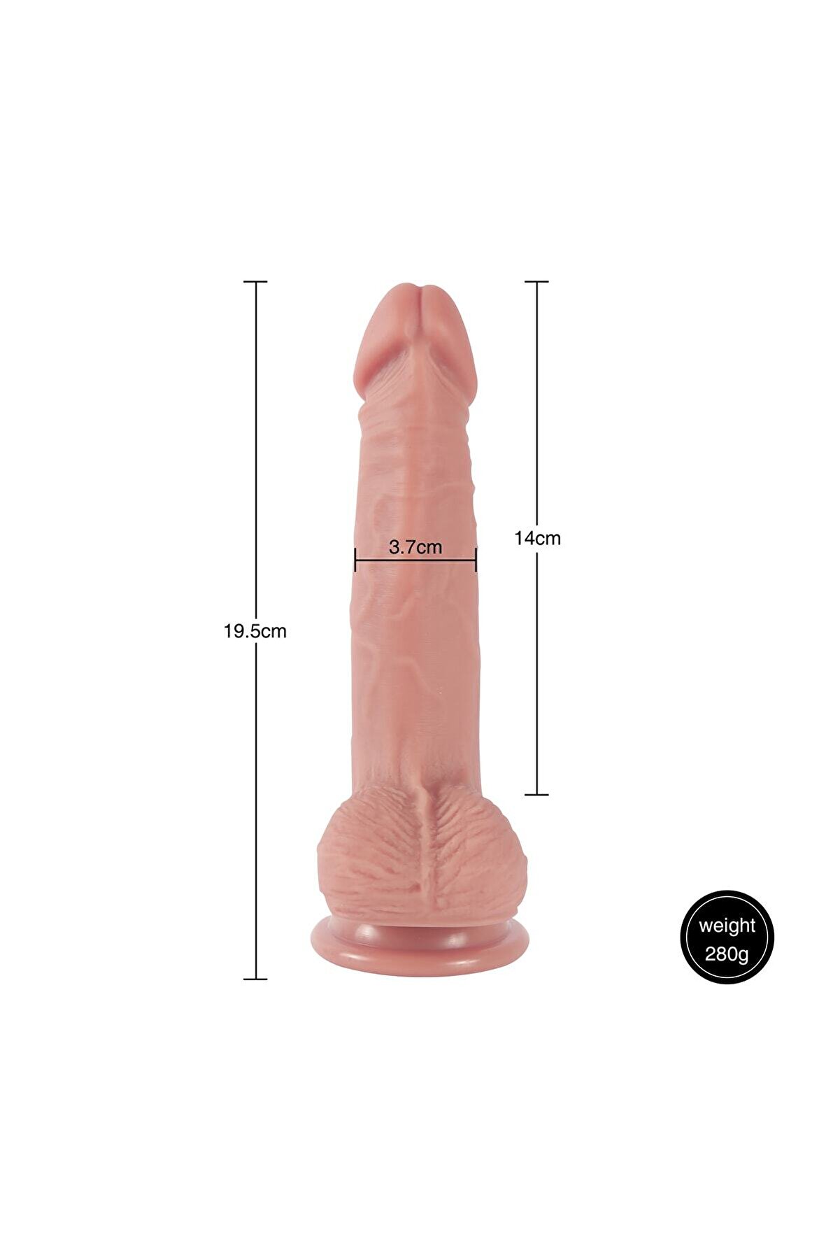 Meyrabest Di̇ego 19 Cm Flexi̇ble Reali̇sti̇k Peni̇s Model 2