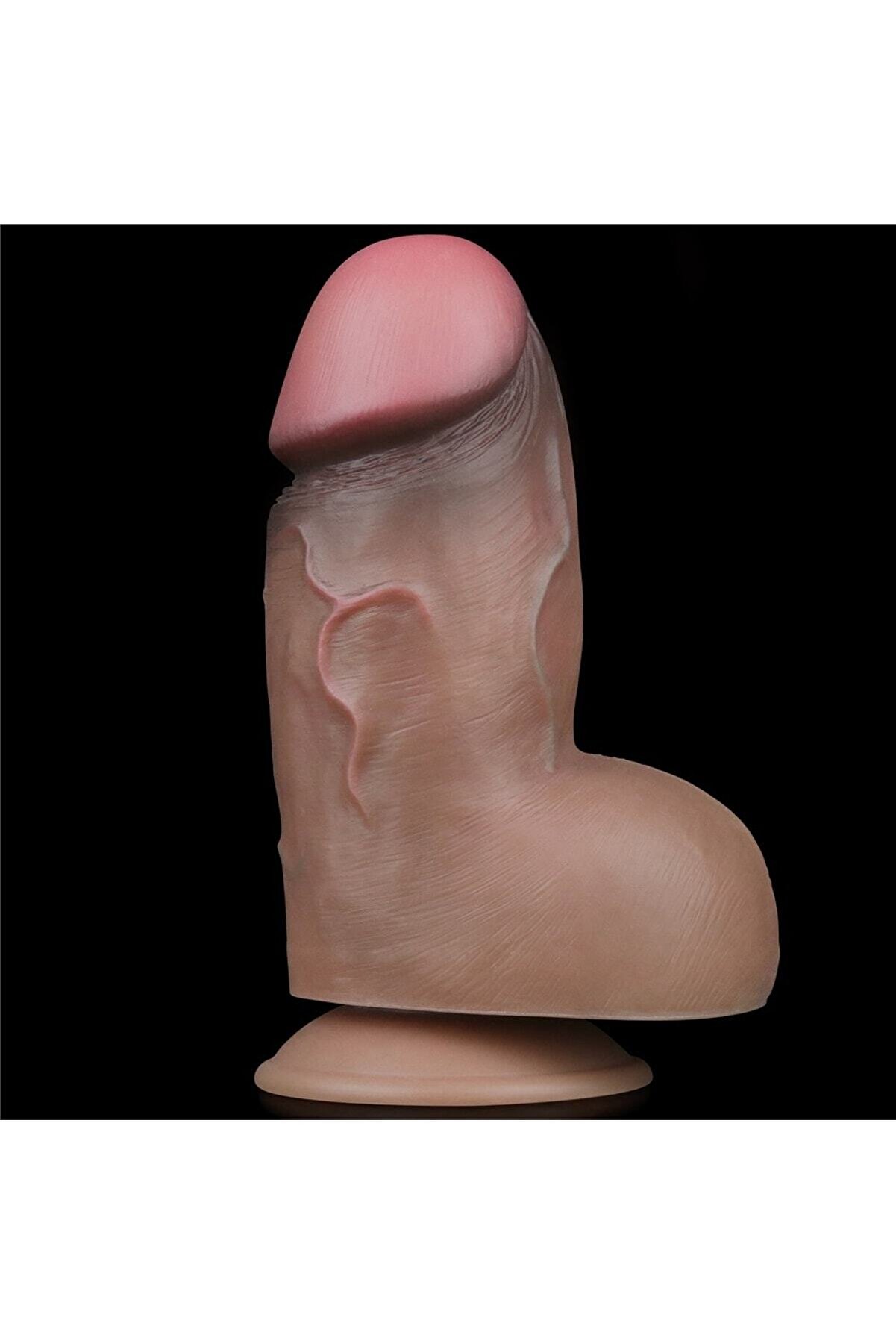 Meyrabest 18,2 Cm 7.0   Dual Layered Plati̇num Si̇li̇cone Cock Di̇ldo