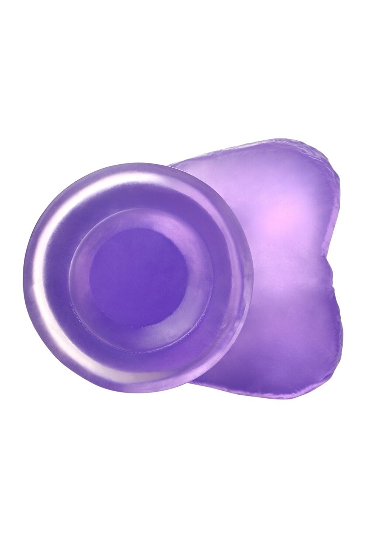 Meyrabest 7" Jelly Studs Crystal Di̇ldo Medi̇um Mor Di̇ldo