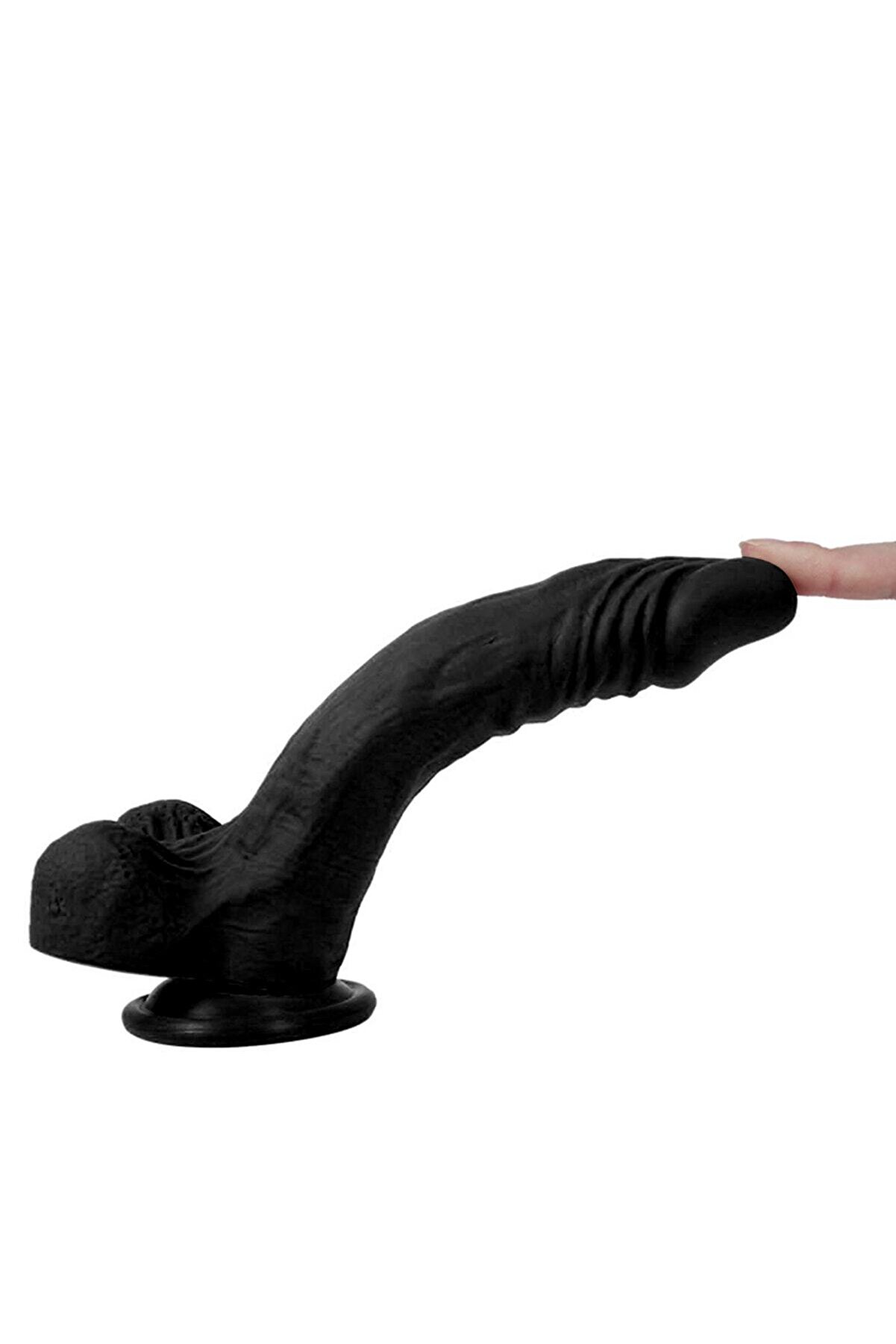 Meyrabest Xuanyuan Sword 21 Cm Reali̇sti̇k Peni̇s Black Di̇ldo