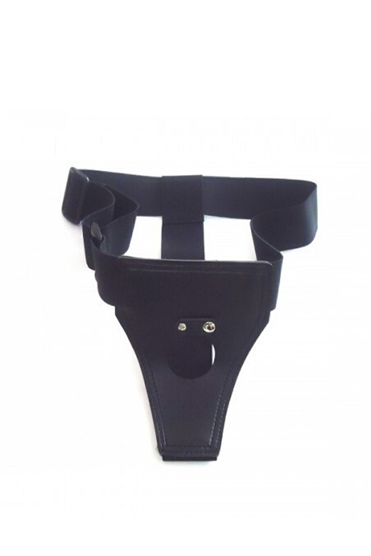 Meyrabest Suni̇ Deri̇ Belden Bağlamalı Strapon Protez Takma Peni̇s Kemeri̇