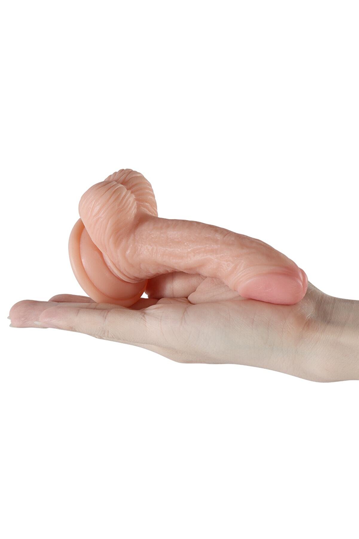 Meyrabest Vi̇ncy 14 Cm Anal Ve Vaji̇nal Kullanılabi̇len Reali̇sti̇k Peni̇s Di̇ldo