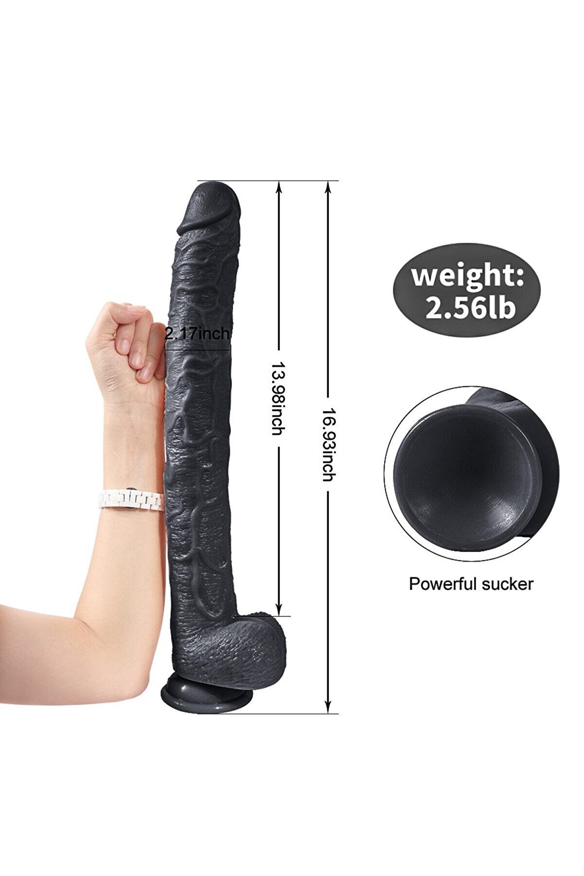 Meyrabest Huoher 43 Cm Reali̇sti̇k Peni̇s Di̇ldo