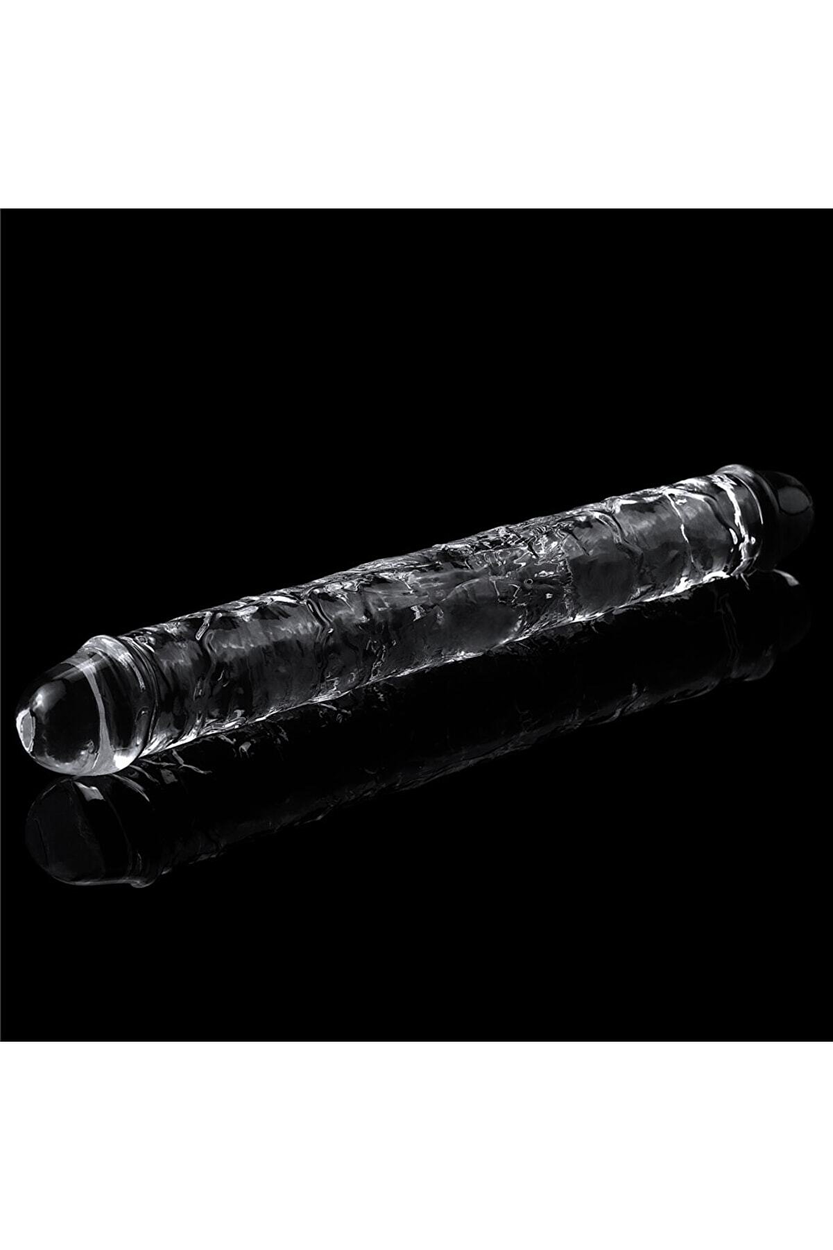 Meyrabest Flawless Clear Double Di̇ldo 12   &Ccedil;i̇ft Taraflı Di̇ldo