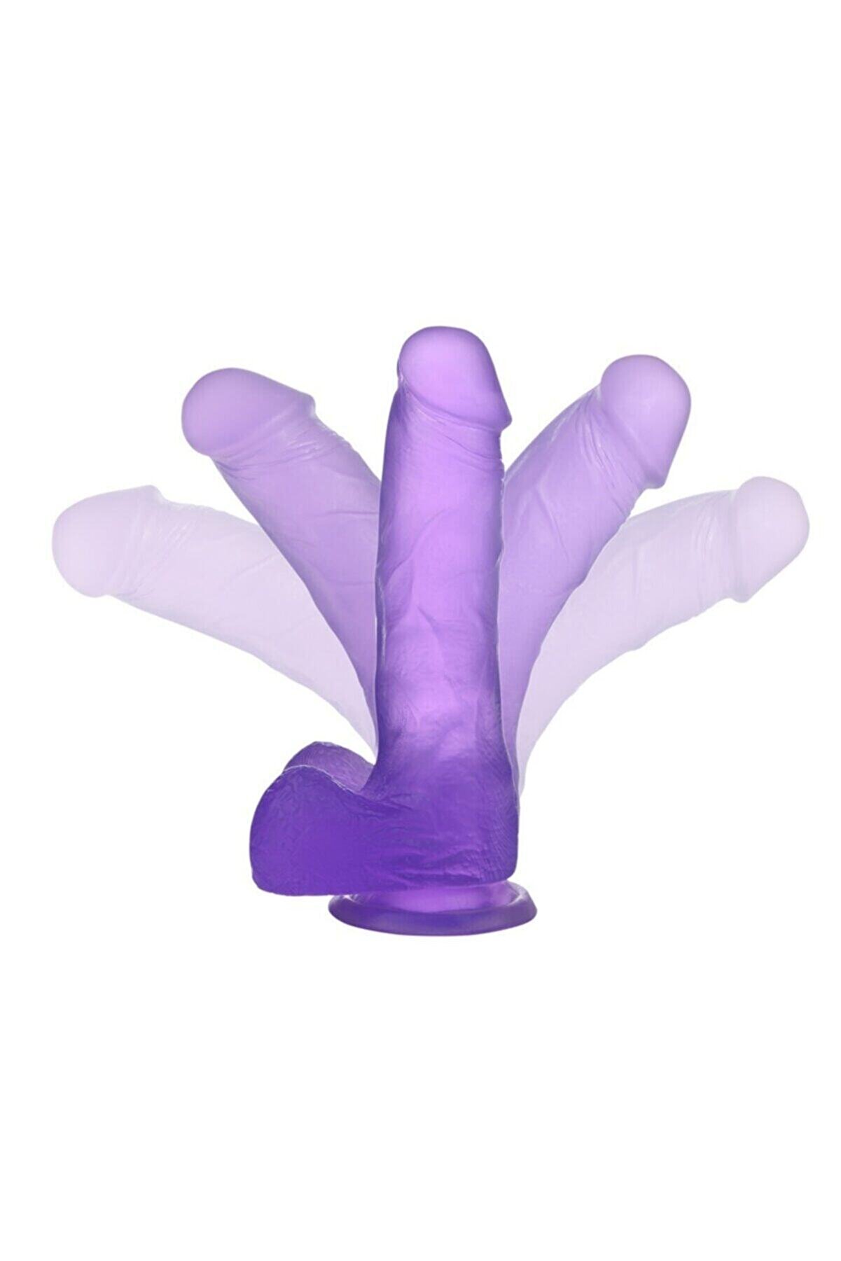 Meyrabest Lovetoy Jelly Studs 17.5 Cm Jel Doku Mor Di̇ldo Lv3101