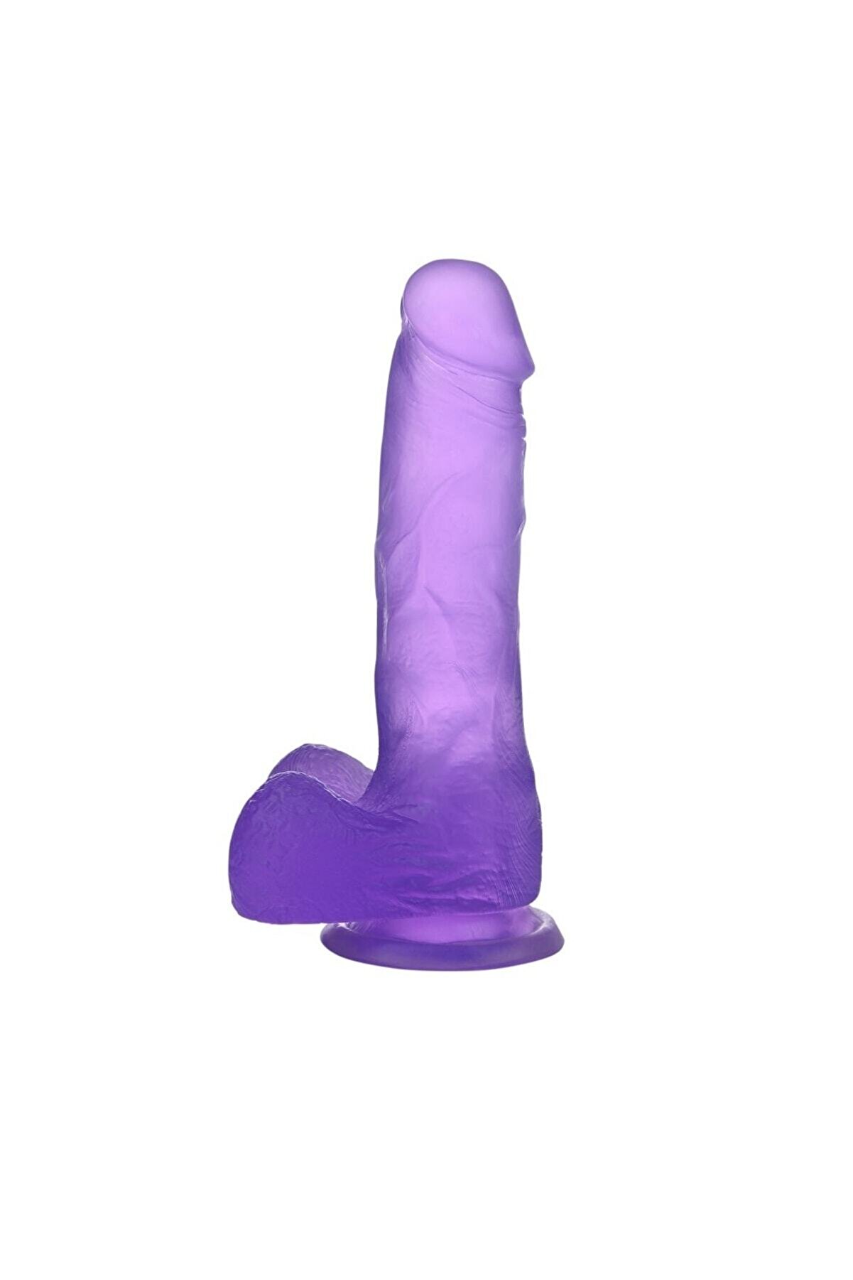 Meyrabest 7" Jelly Studs Crystal Di̇ldo Medi̇um Mor Di̇ldo