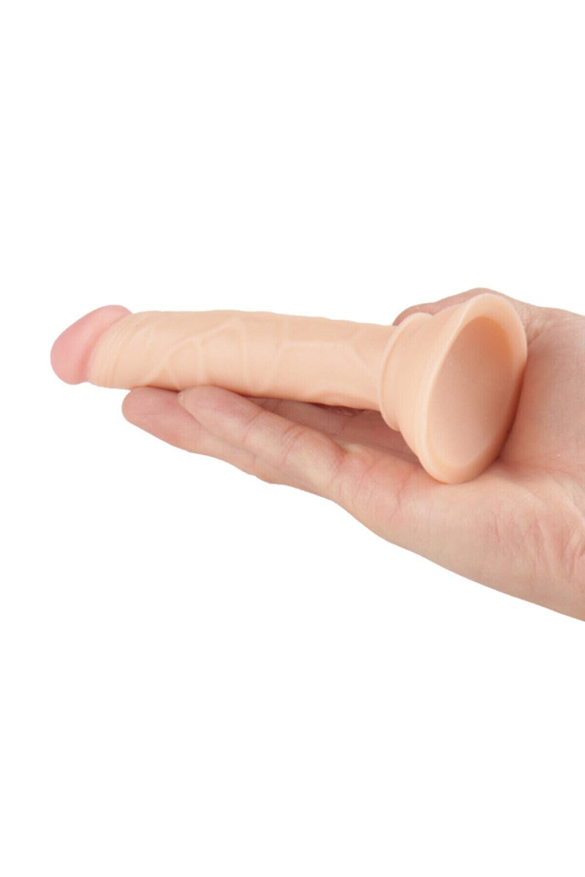 Meyrabest 13 Cm Testi̇ssi̇z Vantuzlu Reali̇sti̇k Peni̇s Anal Vaji̇nal Di̇ldo