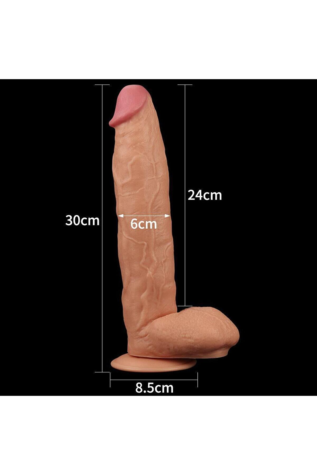 Meyrabest 30 Cm B&uuml;y&uuml;k Boy Reali̇sti̇k Di̇ldo - Legendary Ki̇ng Si̇zed