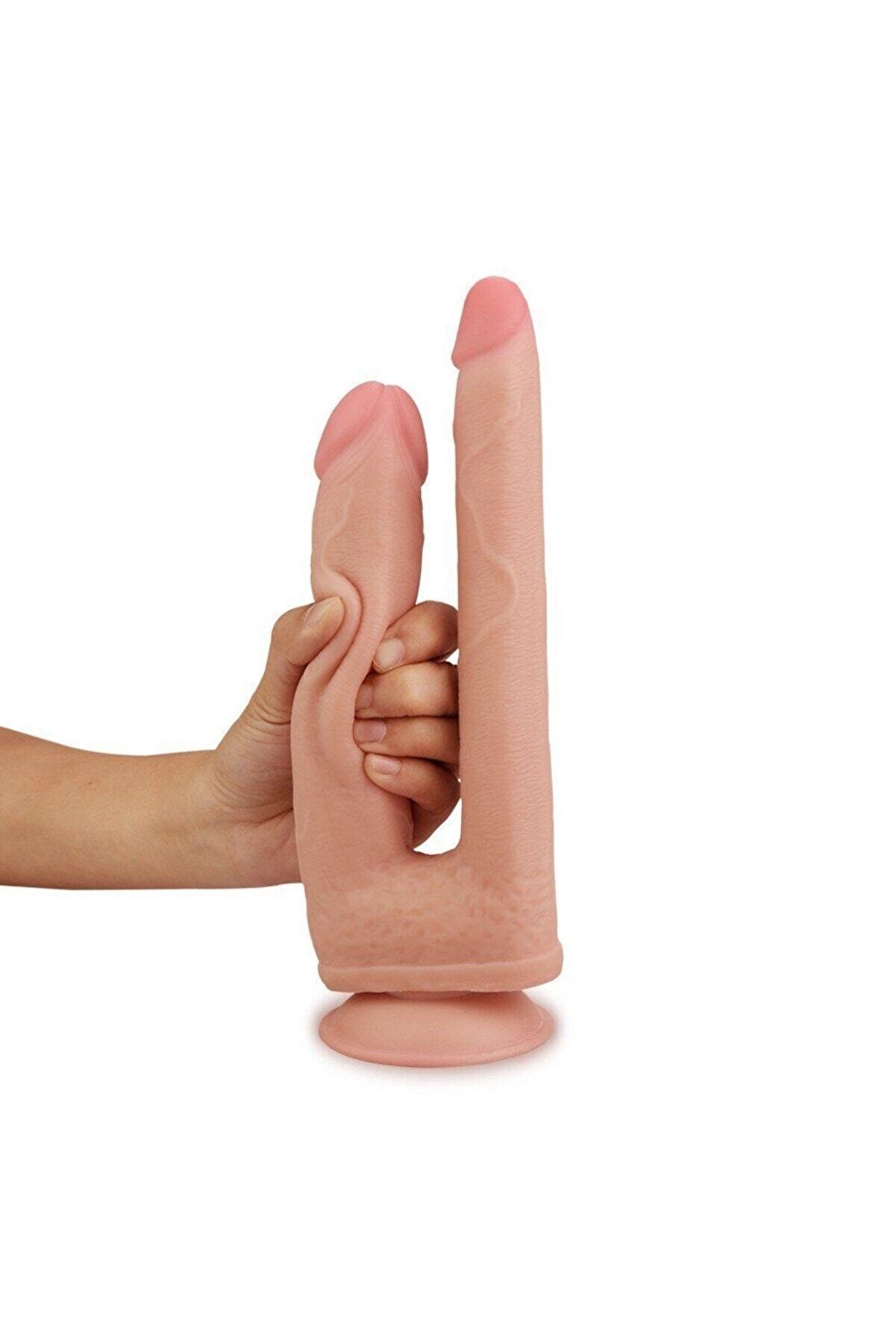 Meyrabest Lovetoy Sli̇di̇ng Ski̇n Hareketli̇ Deri̇ &Ouml;zelli̇kli̇ &Ccedil;i̇ft Taraflı Reali̇sti̇k Peni̇s