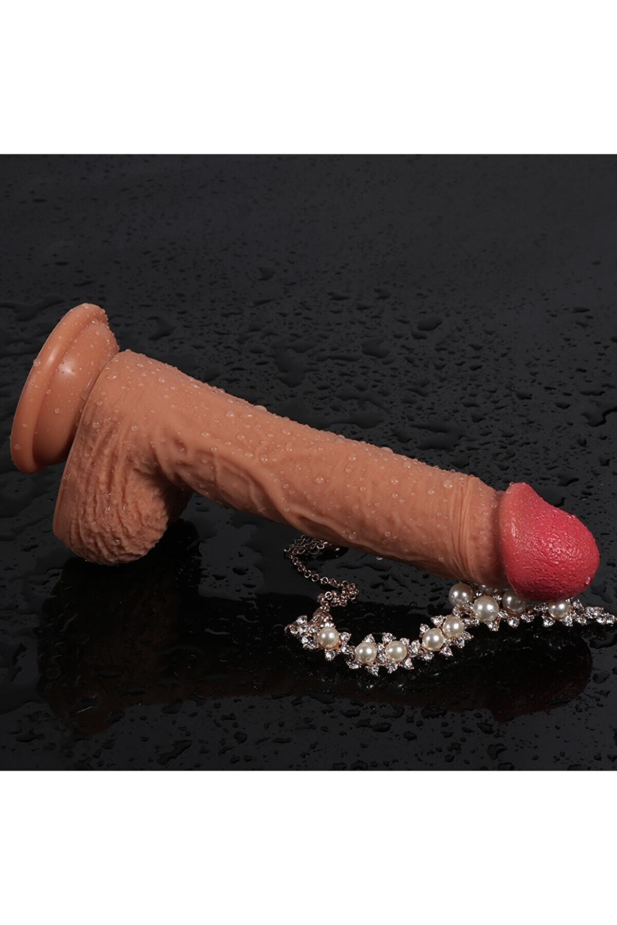 Meyrabest Dean Dual Layer &Ccedil;i̇ft Katmanlı 21 Cm Reali̇sti̇k Peni̇s Di̇ldo