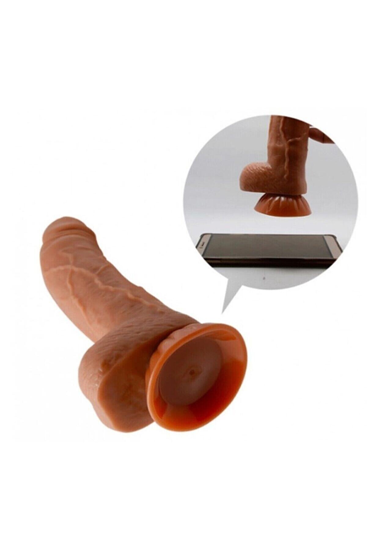 Meyrabest Bai̇le Akti̇f Deri̇ &Ouml;zelli̇kli̇ Ger&ccedil;ek Ten Dokusu Di̇ldo Bw-008102N