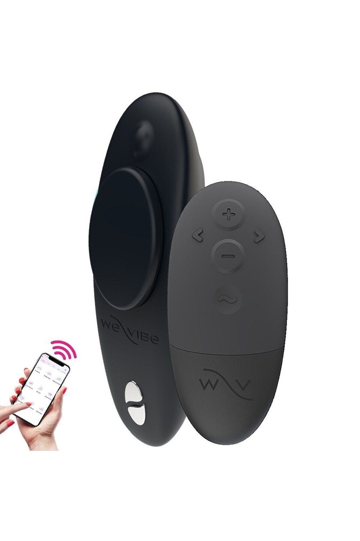Erox Moxi̇e + App And Remote Controlled Wearable Panty Vi̇brator Black