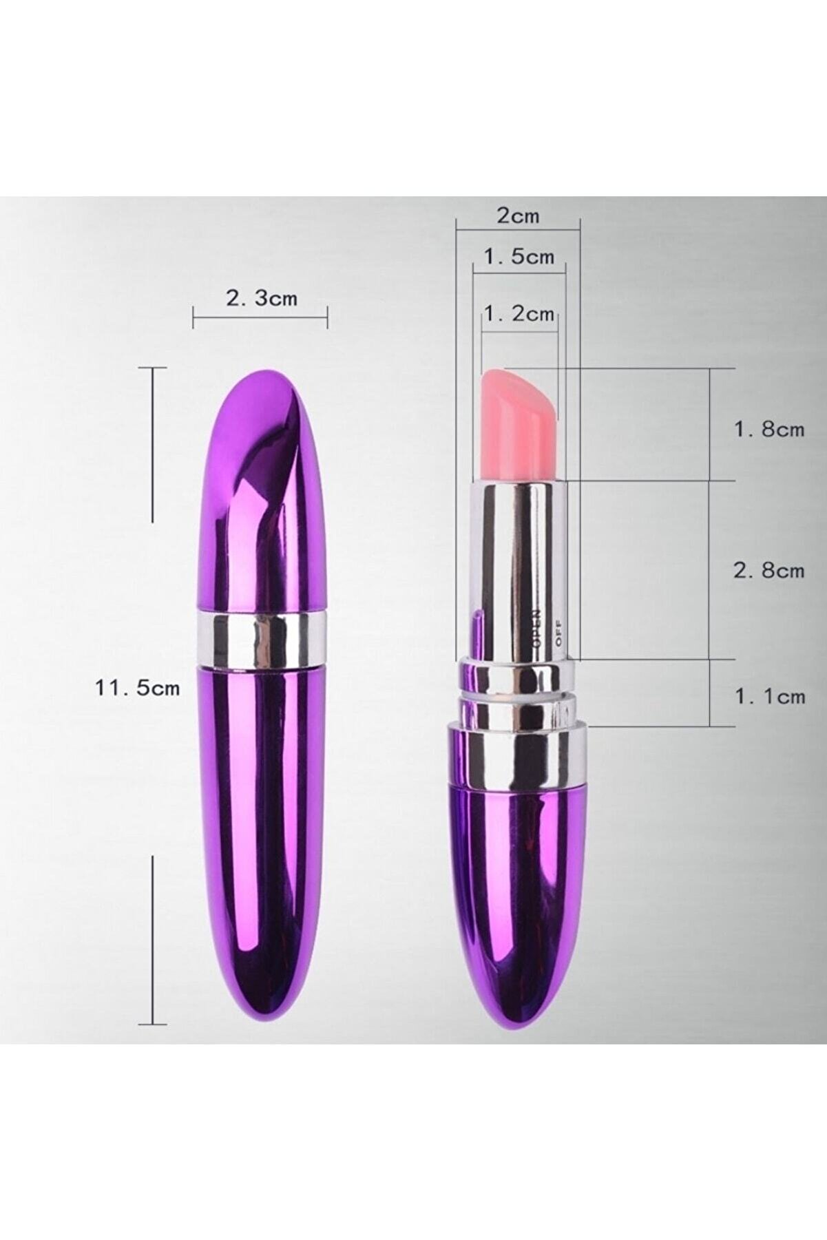 Erox Li̇psti̇ck Purple Ruj Vi̇brat&ouml;r
