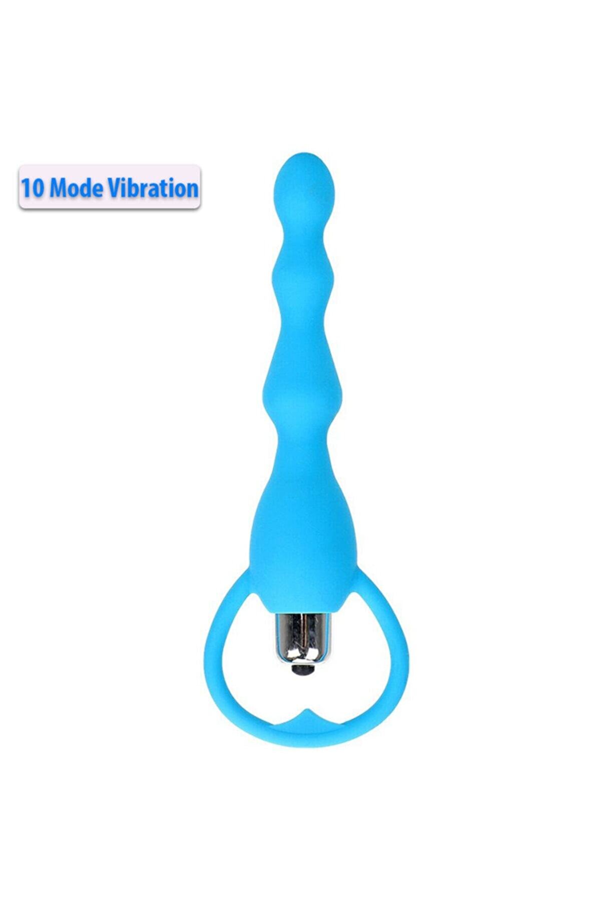 Erox Anal Boğumlu 10 Mod Anal Vi̇brat&ouml;r Mavi̇