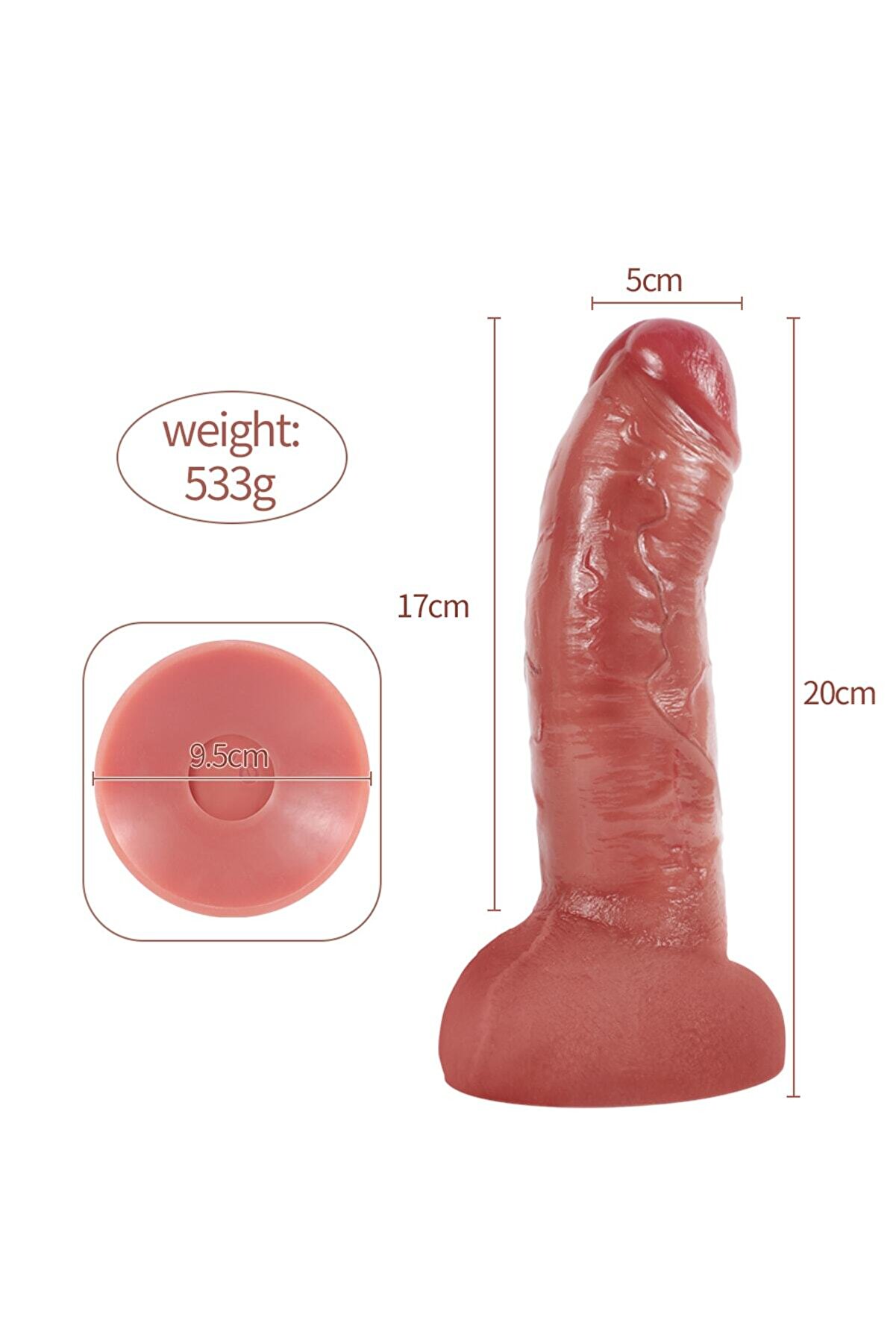 Erox Tom Uzaktan Kumandalı Vi̇brati̇ng Hareketli̇ Ve Ti̇treşi̇mli̇ Reali̇sti̇k Vi̇brat&ouml;r