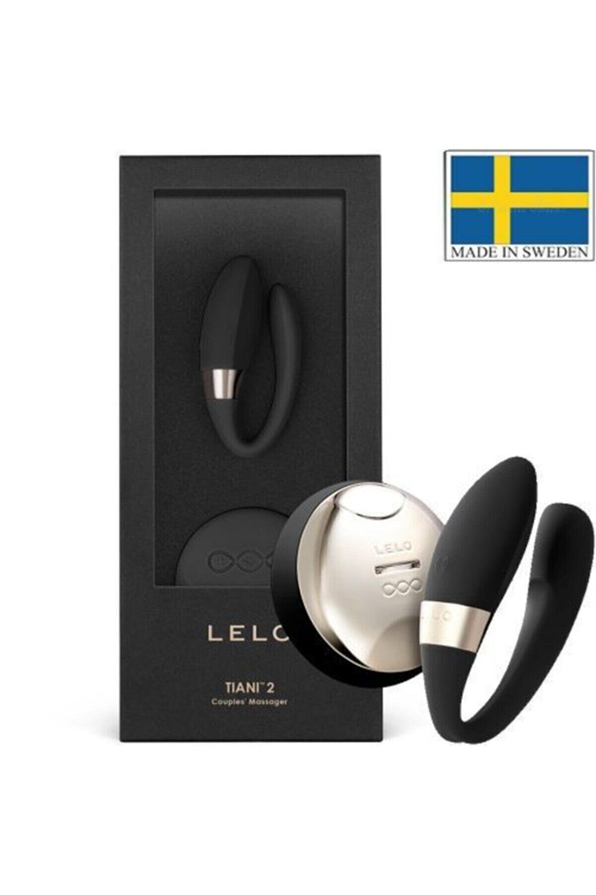 Syhsaglık Lelo Ti̇ani̇ 2 Si̇yah Uzaktan Kumandalı &Ccedil;i̇ftlere &Ouml;zel Teknoloji̇k Vi̇brat&ouml;r V780