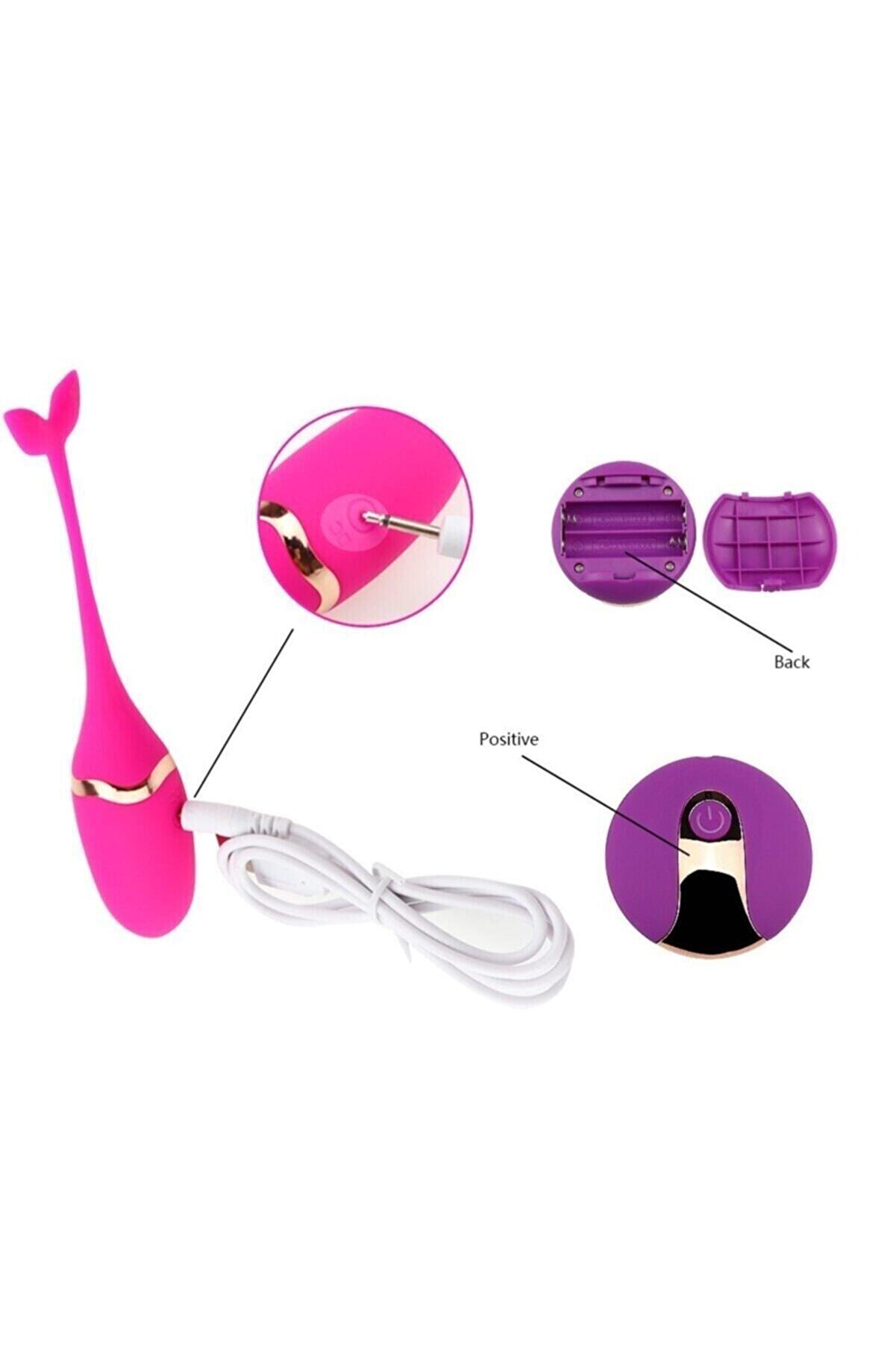 Erox Pri̇vate Massager 10 Modlu Ti̇treşi̇mli̇ Uzaktan Kumandalı Şarjlı Vi̇brat&ouml;r