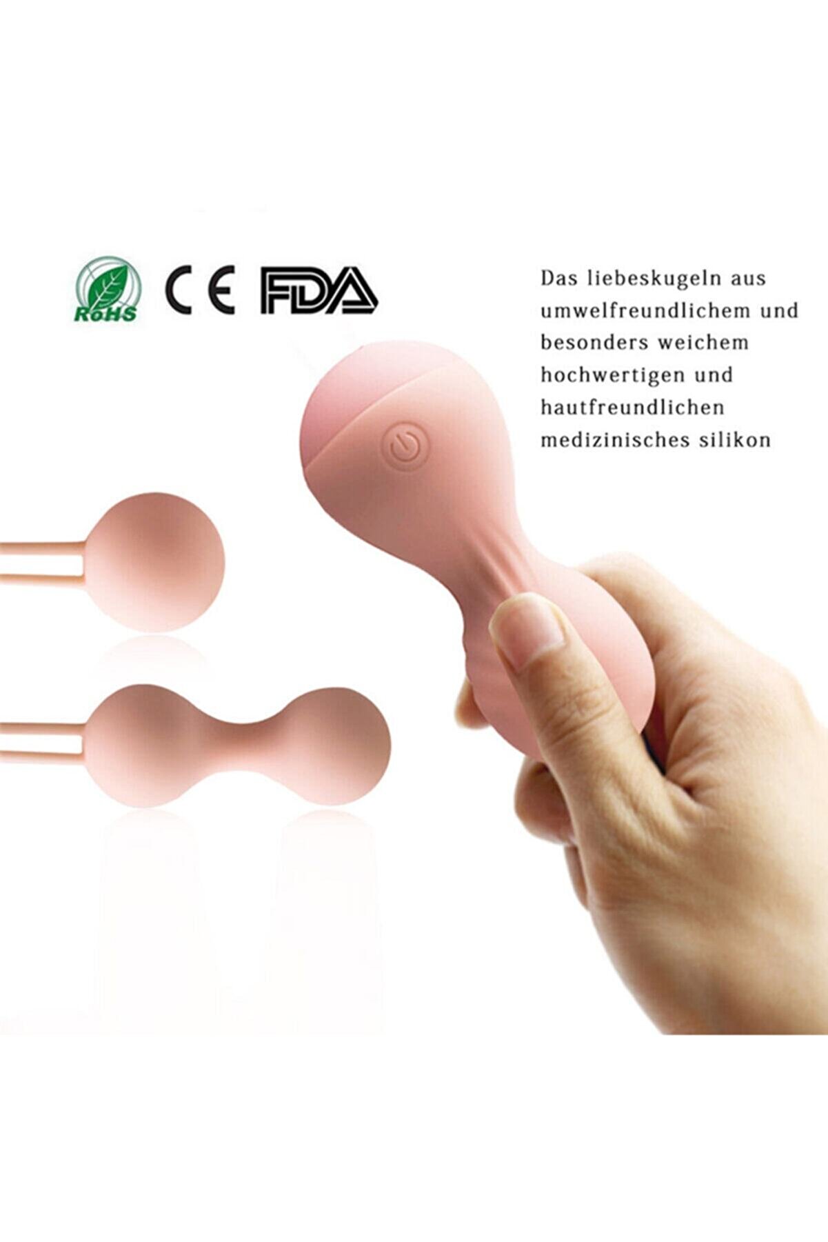 Erox Exui̇s Balls Set Uzaktan Kumanda Kegel Egzersi̇z Vi̇brat&ouml;r&uuml;