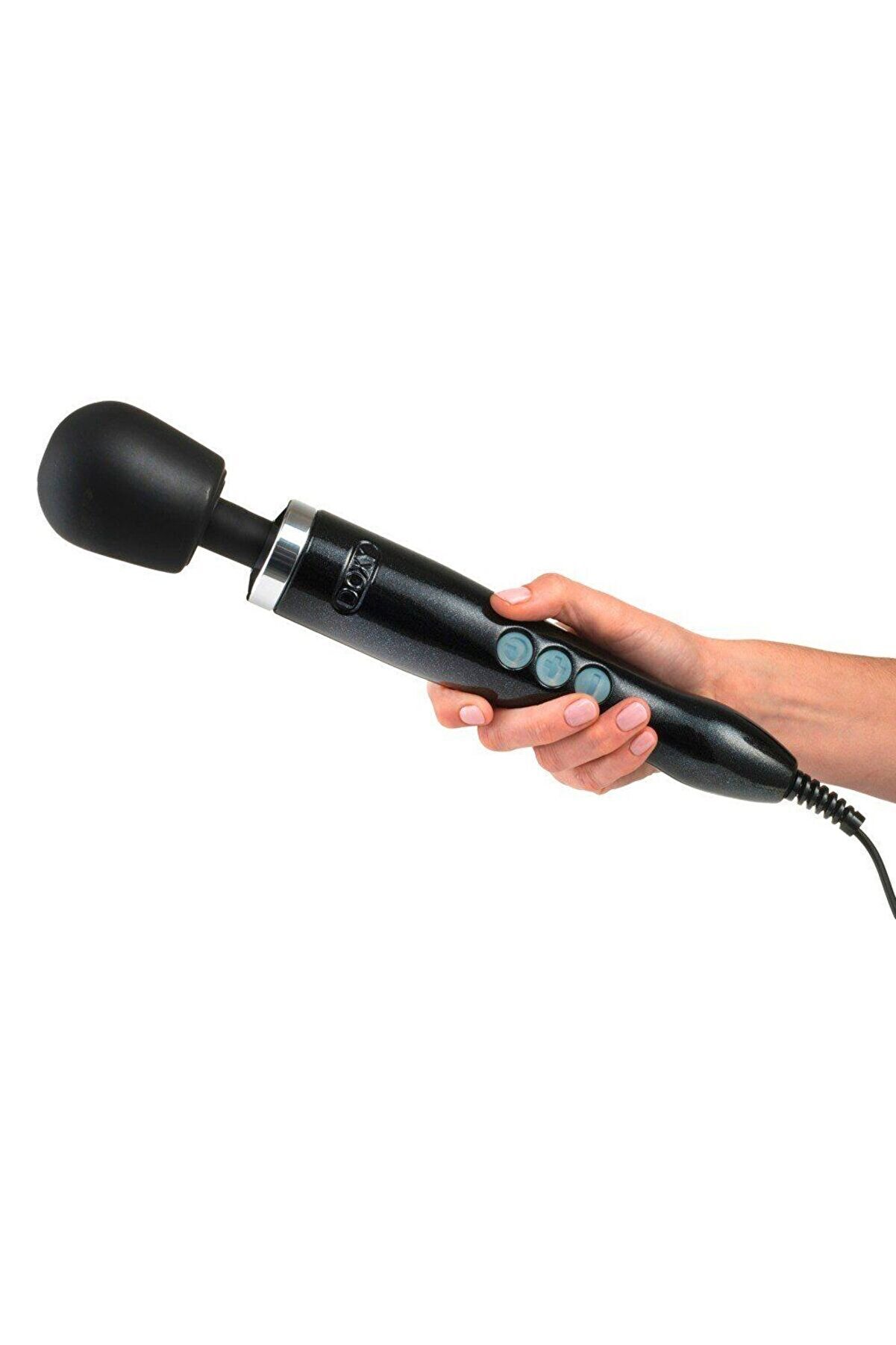 Erox Doxy Di̇e Cast Wand Massager Black Elektri̇kli̇ Masaj Wand Vi̇brat&ouml;r