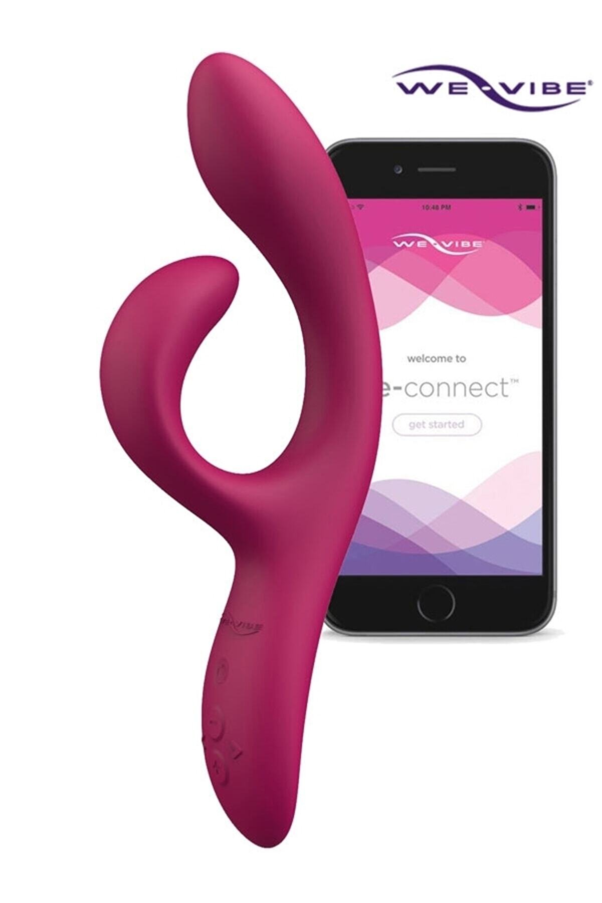 We-Vi̇be 2 Telefon Kontroll&uuml; Şarjlı Di̇zayn Vi̇brat&ouml;r