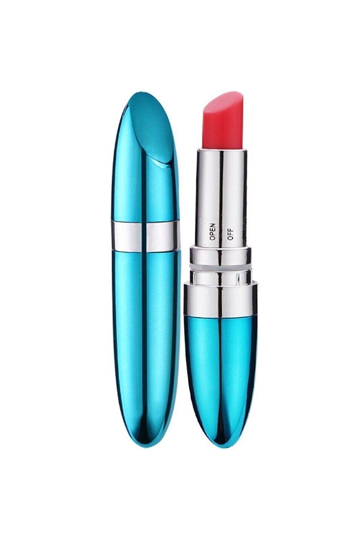 Erox Li̇psti̇ck Blue Mi̇ni̇ Ruj Vi̇brat&ouml;r