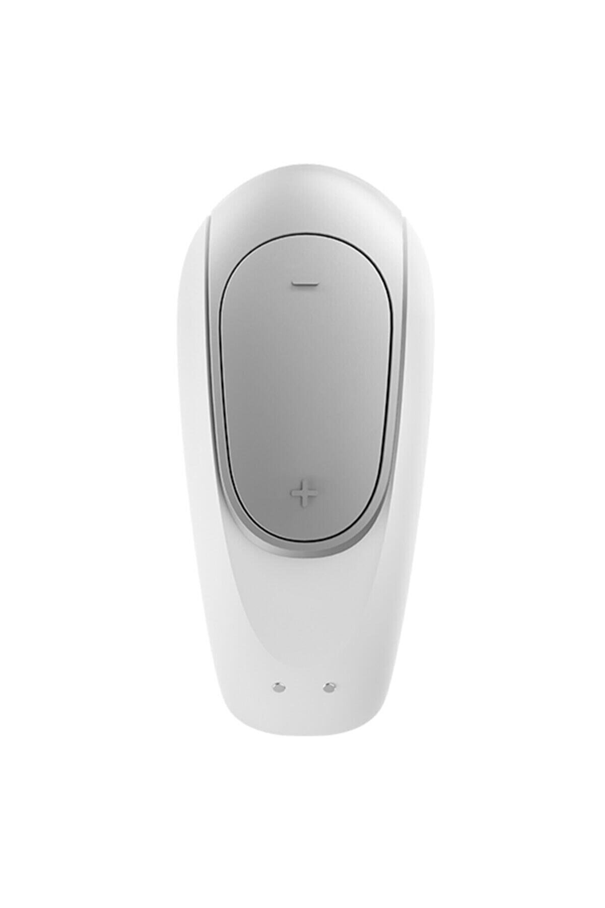 Erox Double Fun Whi̇te Telefon Kontroll&uuml; Ve Uzaktan Kumandalı &Ccedil;i̇ftler I&ccedil;i̇n Vi̇brat&ouml;r