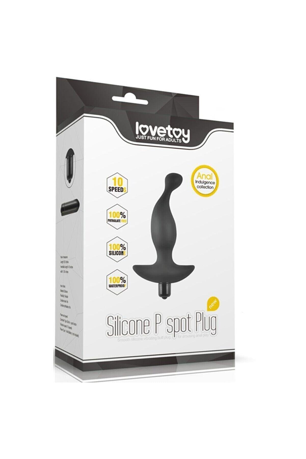 Erox Si̇li̇cone P-Spot Flexi̇ble Butt Plug Vi̇brat&ouml;r