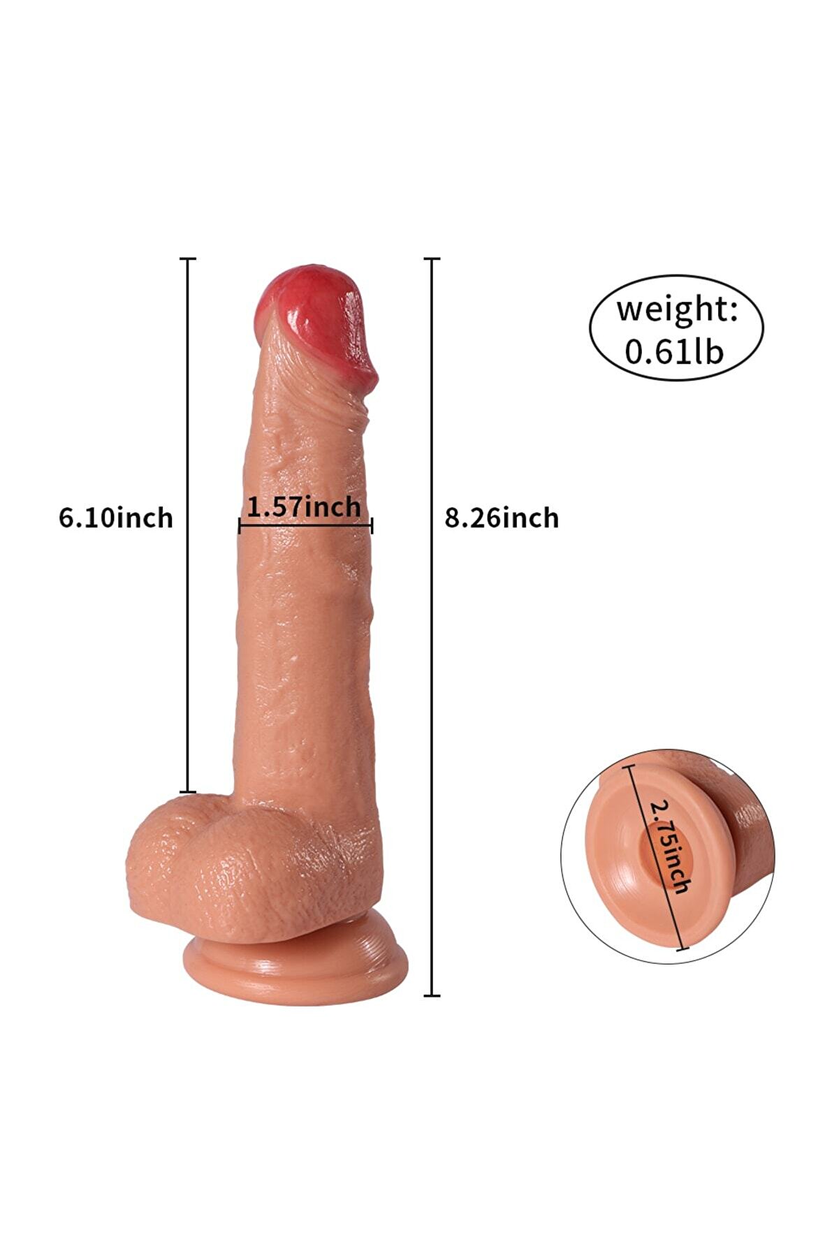 Erox Archi̇e 21 Cm Uzaktan Kumandalı Şarjlı Reali̇sti̇k Vi̇brat&ouml;r