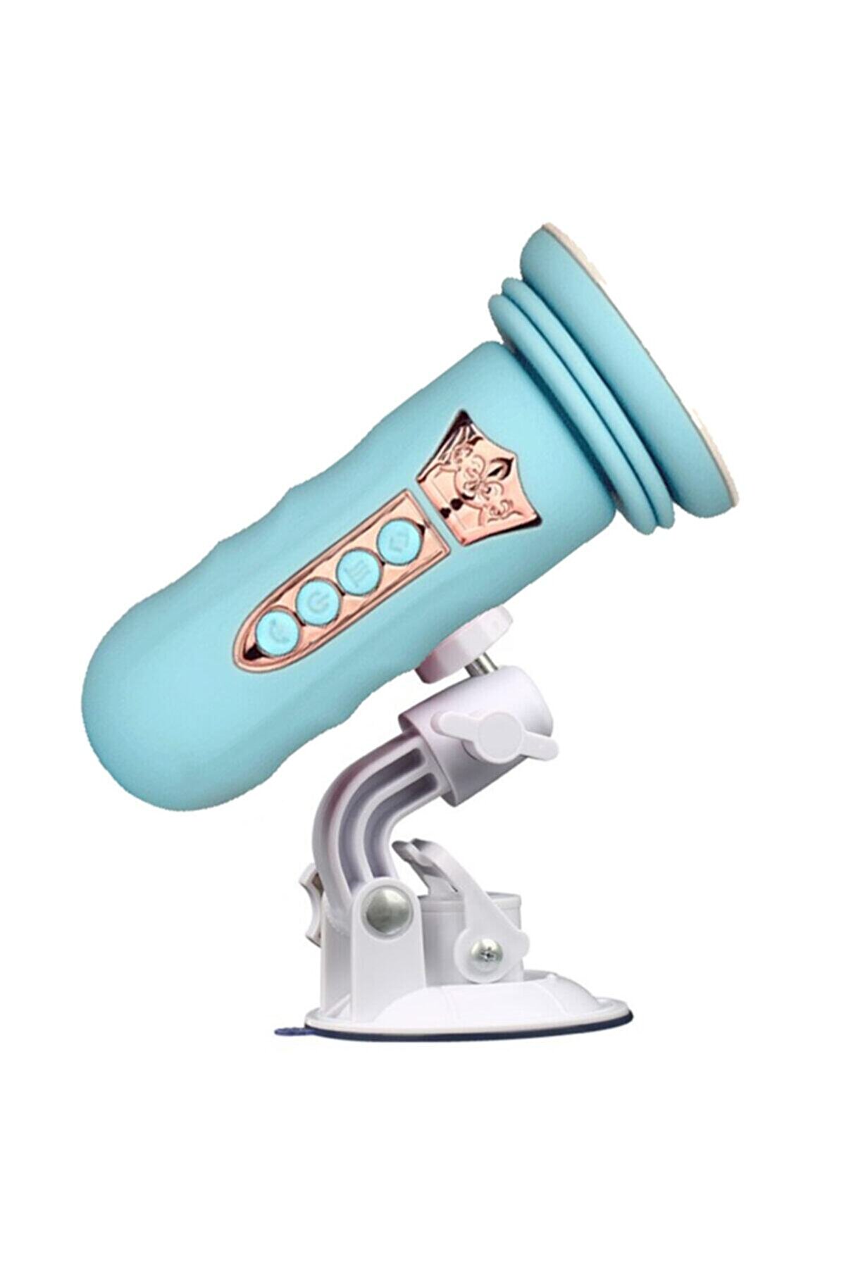 Erox Peni̇s Uyumlu Isıtmalı Profesyonel Maki̇ne Mavi̇