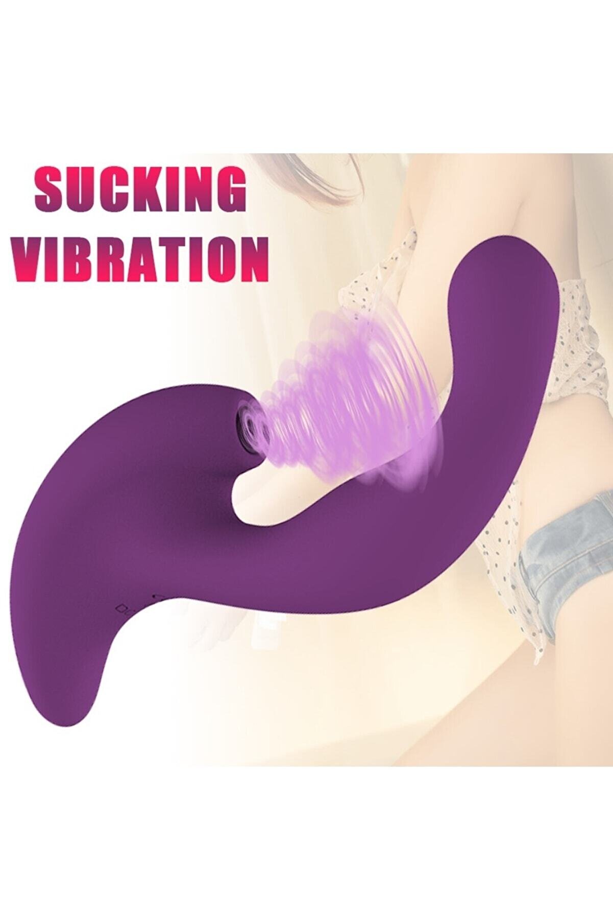 Erox Emi̇ş G&uuml;&ccedil;l&uuml; G-Spot Vi̇brat&ouml;r Purple