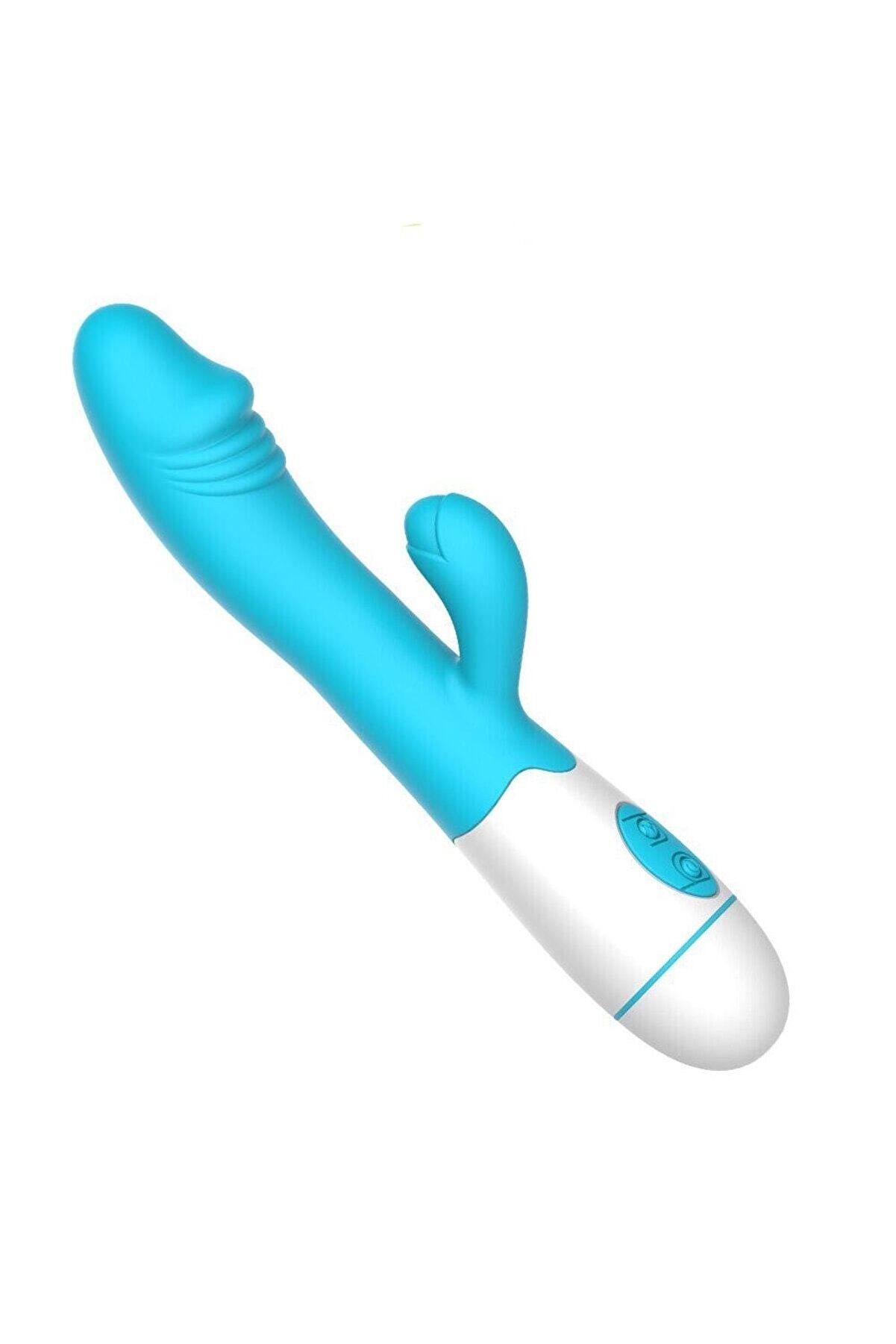 Erox En &Ccedil;ok Terci̇h Edi̇len 30 Modlu Şarjlı G-Spot Mavi̇ Di̇ldo Rabbi̇t Vi̇brat&ouml;r