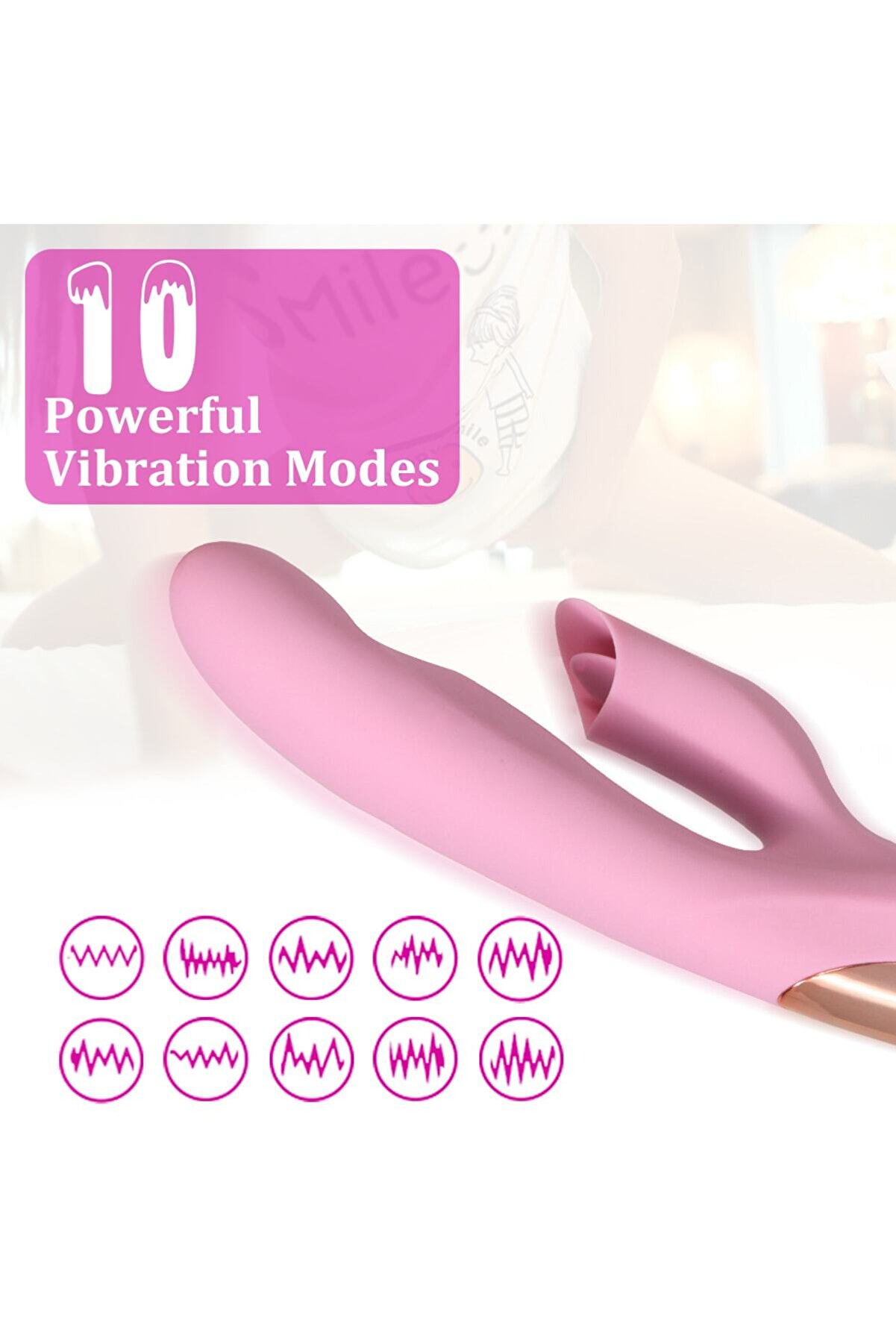 Erox Pi̇nk Pearl Tongue Li̇cki̇ng Vi̇brat&ouml;r