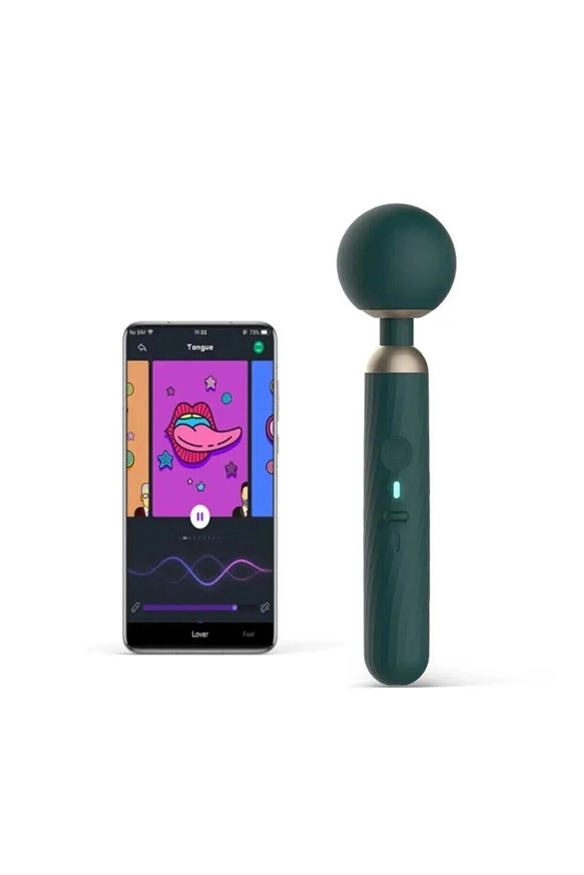 Erox Magi̇c Moti̇on Zeni̇th Telefon Kontroll&uuml; Masaj Wand Vi̇brat&ouml;r