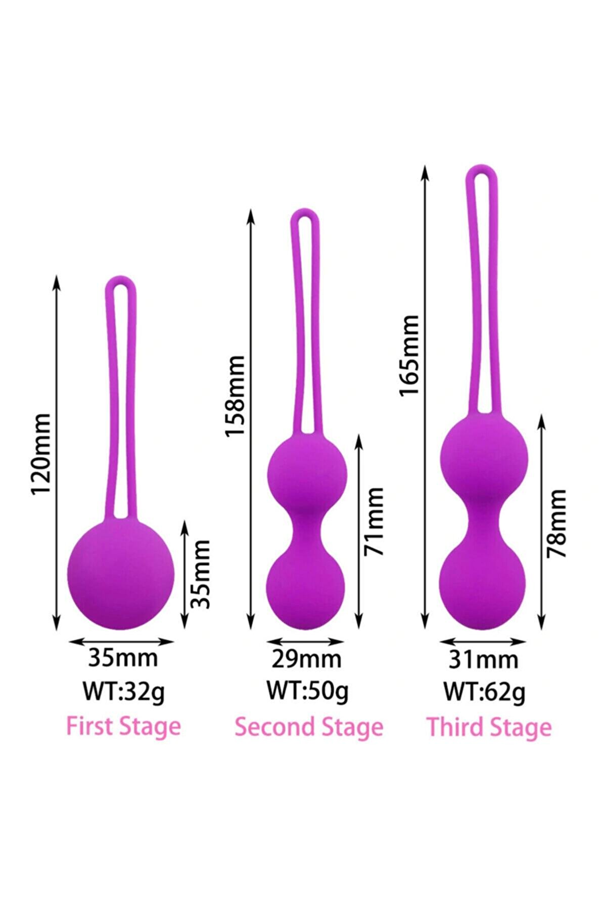 Erox Kegel Benwa Ball Medi̇kal Si̇li̇kon Metal Ji̇ggle Kegel Top Si̇yah