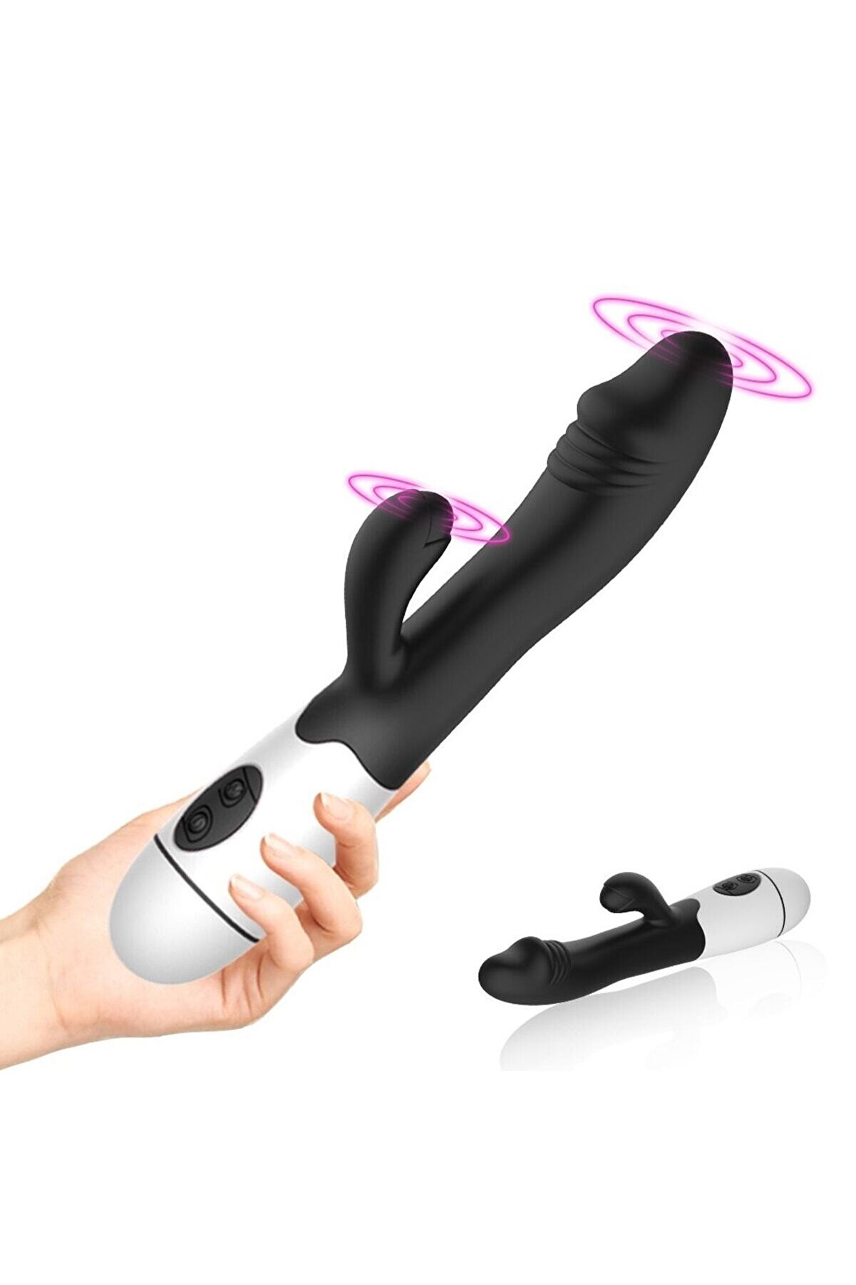 Erox En &Ccedil;ok Terci̇h Edi̇len 30 Modlu Şarjlı G-Spot Si̇yah Di̇ldo Rabbi̇t Vi̇brat&ouml;r