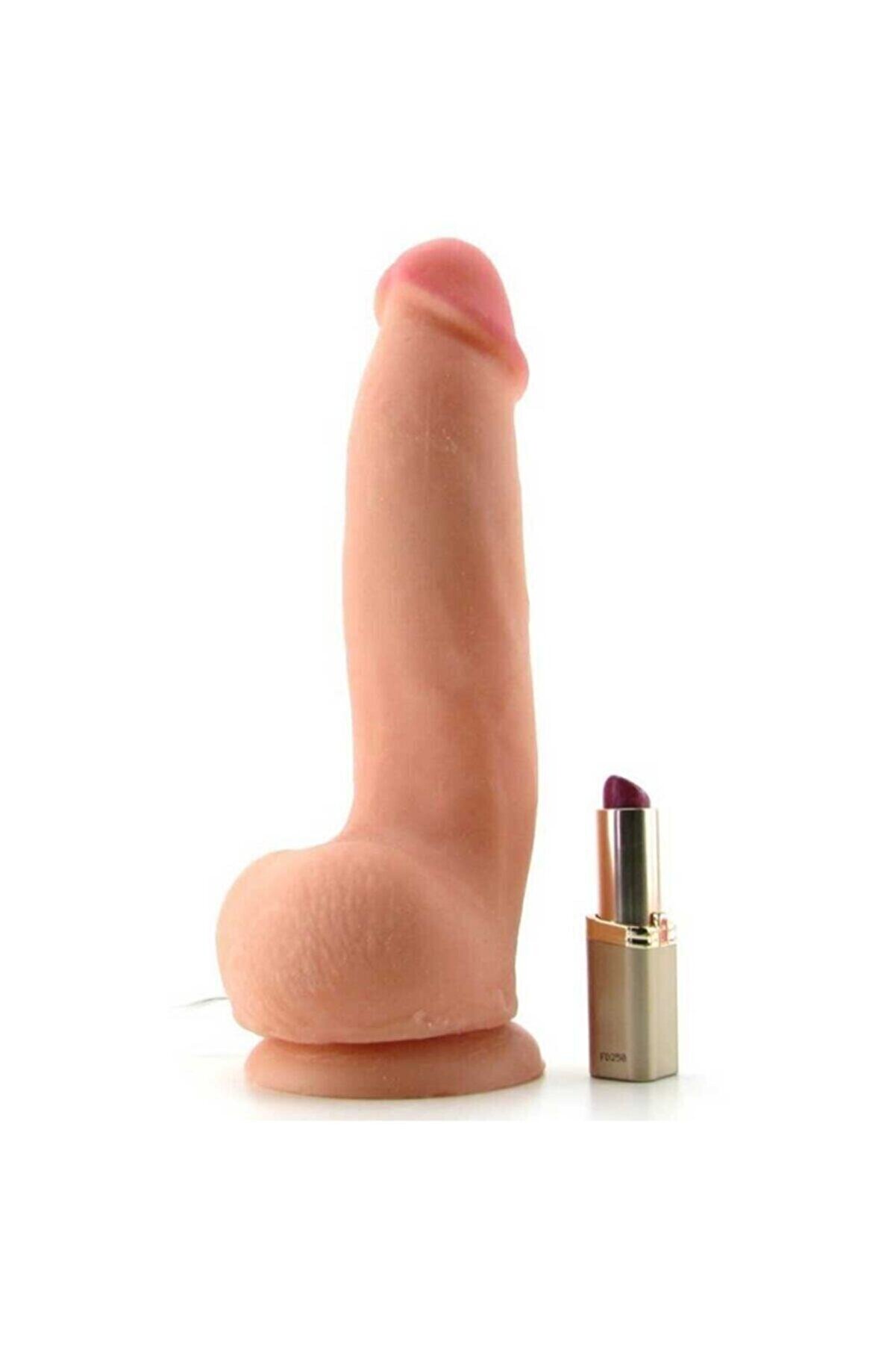 Erox Calexoti̇cs Max Vi̇brati̇ng 20 Cm Kemerli̇ Reali̇sti̇k Peni̇s Made In Usa