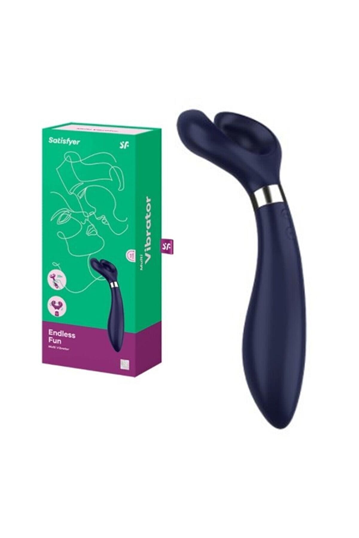 Erox Endless Fun Blue Multi̇ Vi̇brat&ouml;r & Peni̇s Halkası