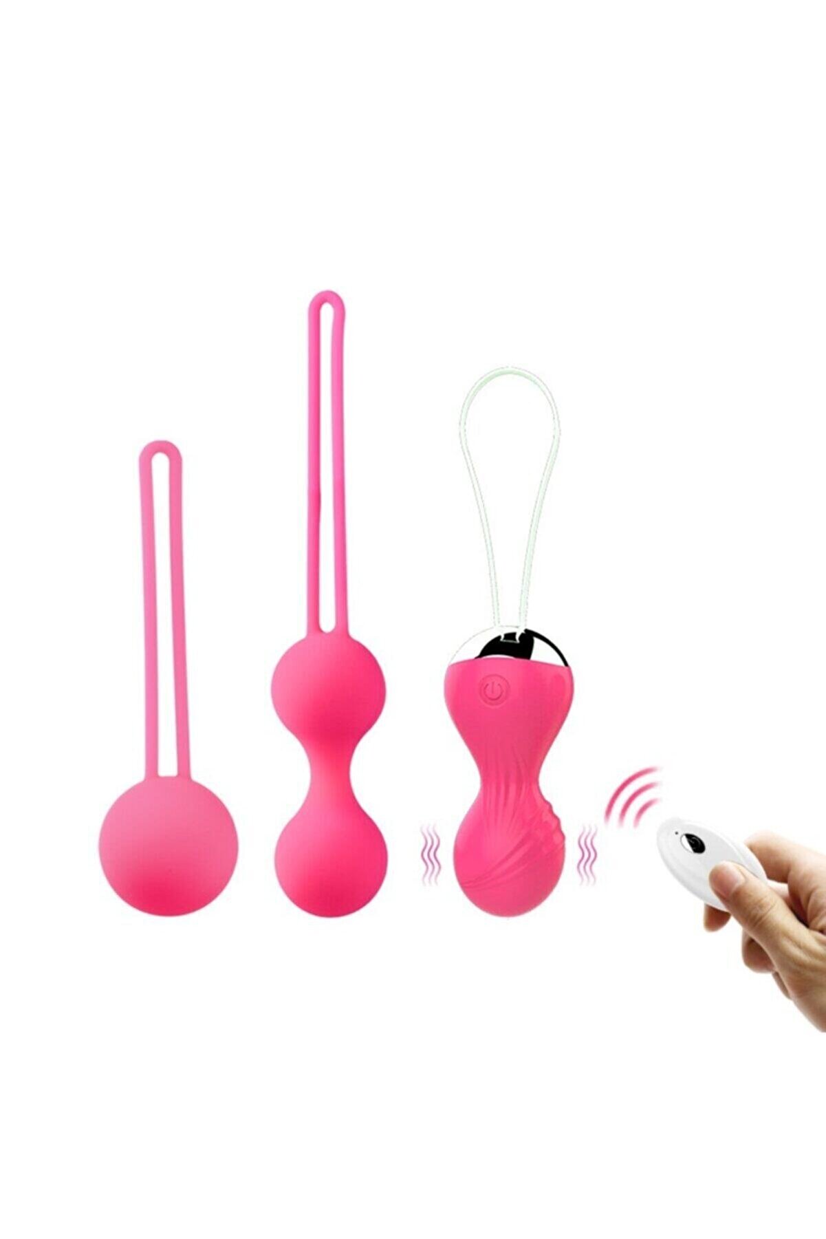 Erox Uzaktan Kumandalı Kegel Egzersi̇z Set Vi̇brat&ouml;r Pi̇nk