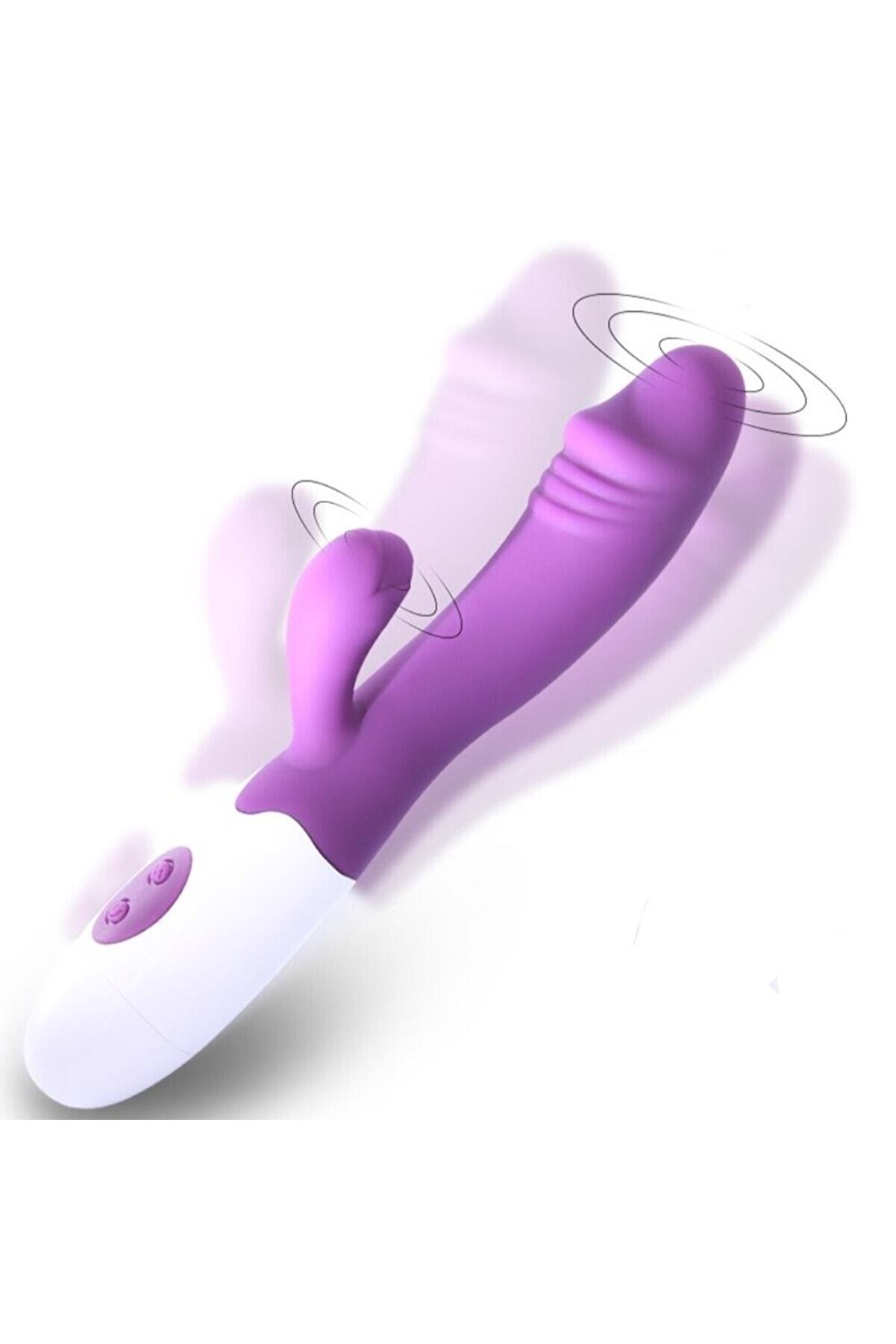 Erox En &Ccedil;ok Terci̇h Edi̇len 30 Modlu Şarjlı G-Spot Mor Di̇ldo Rabbi̇t Vi̇brat&ouml;r