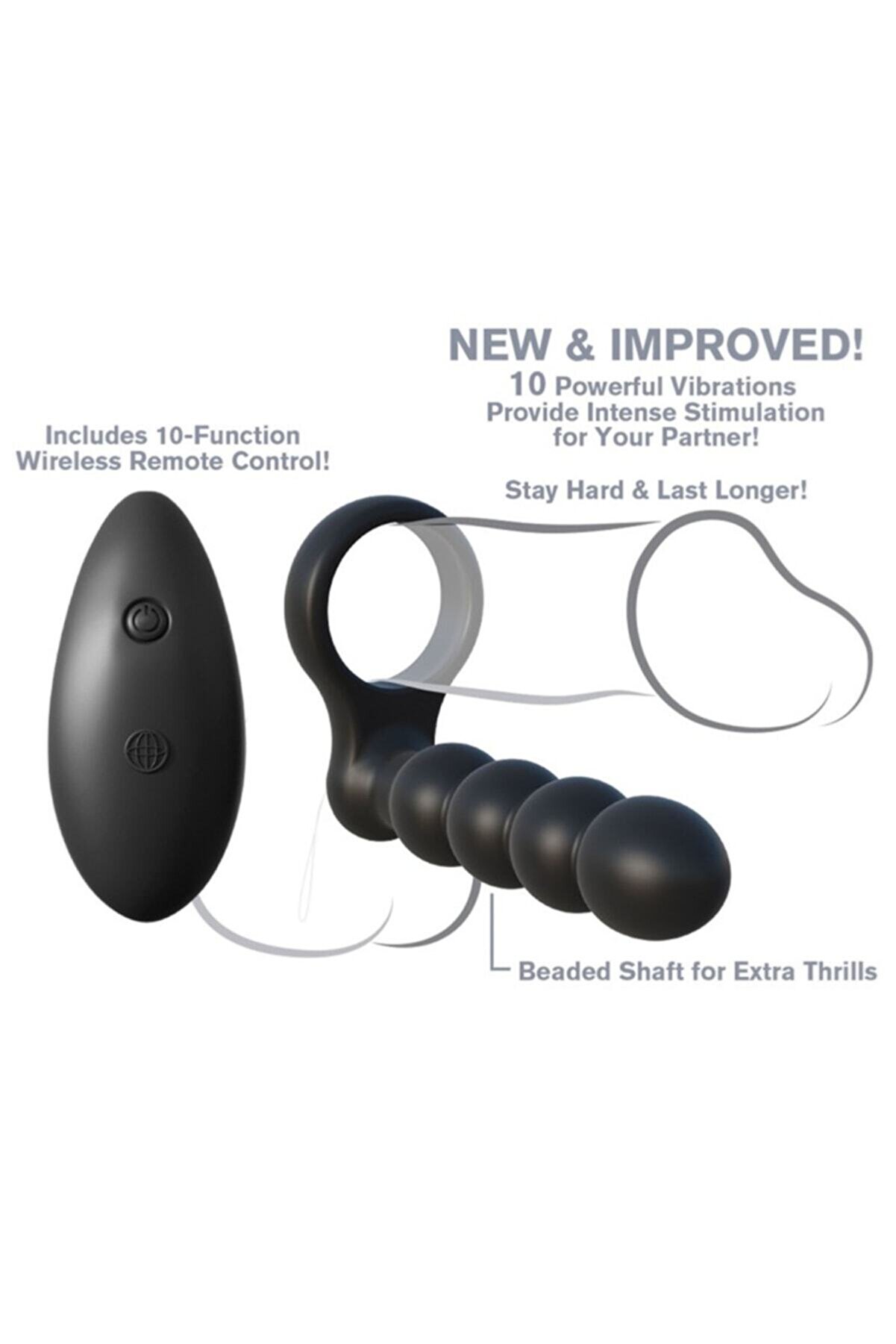 Erox Pi̇pedream Fantasy C-Ri̇ngz Remote Control Anal Vi̇brat&ouml;r